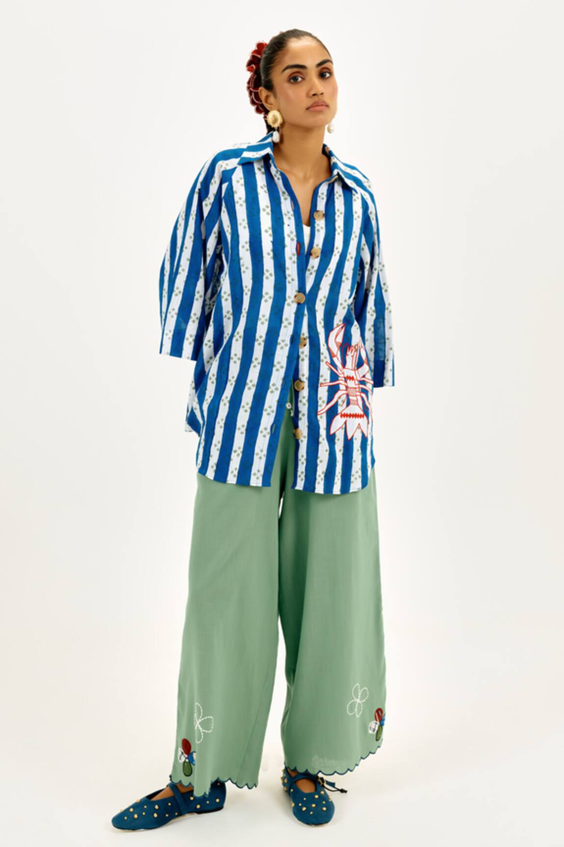 Jodi Ira Striped Shirt 