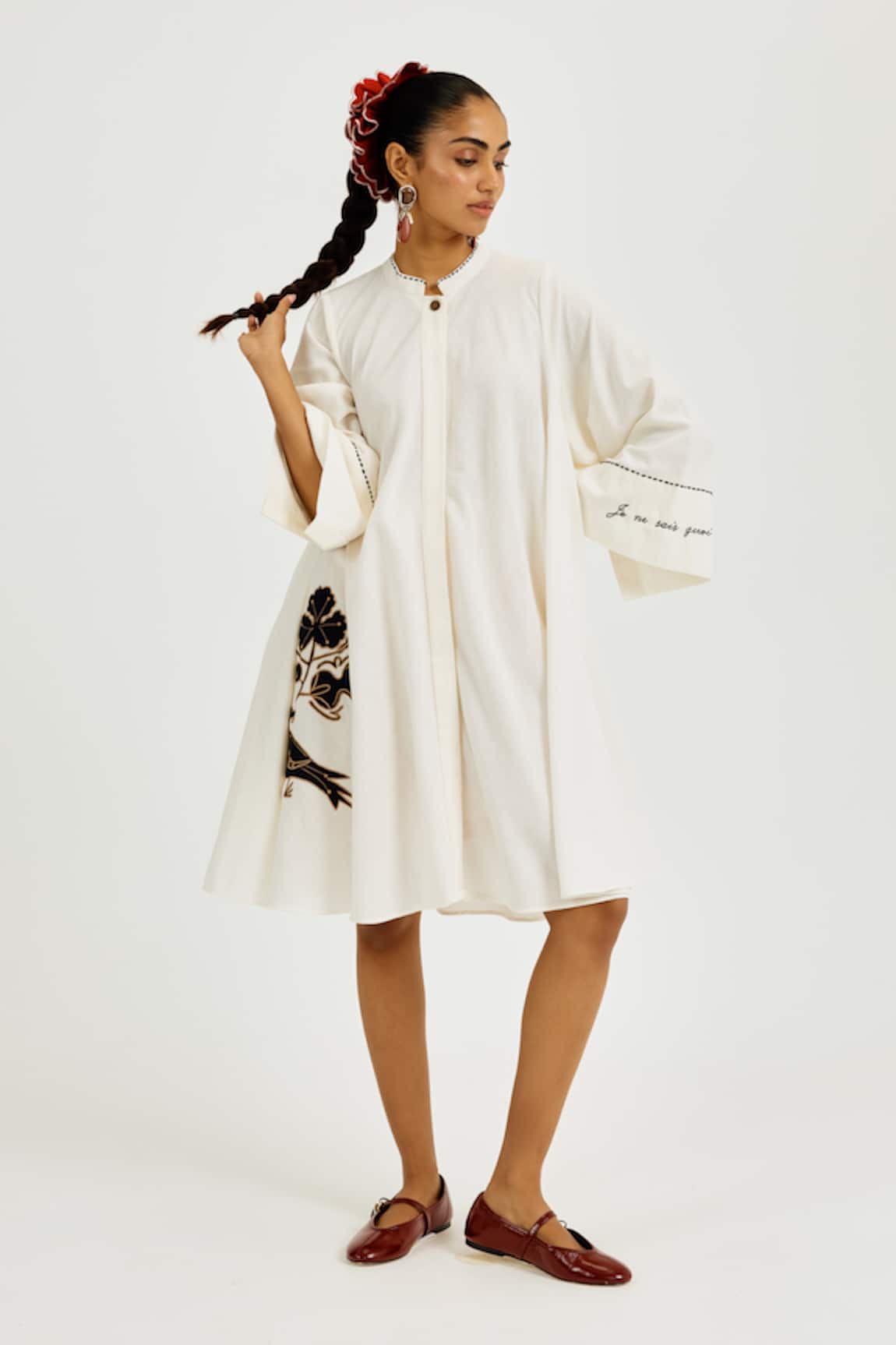 Jodi Karbi Handloom Short Dress 