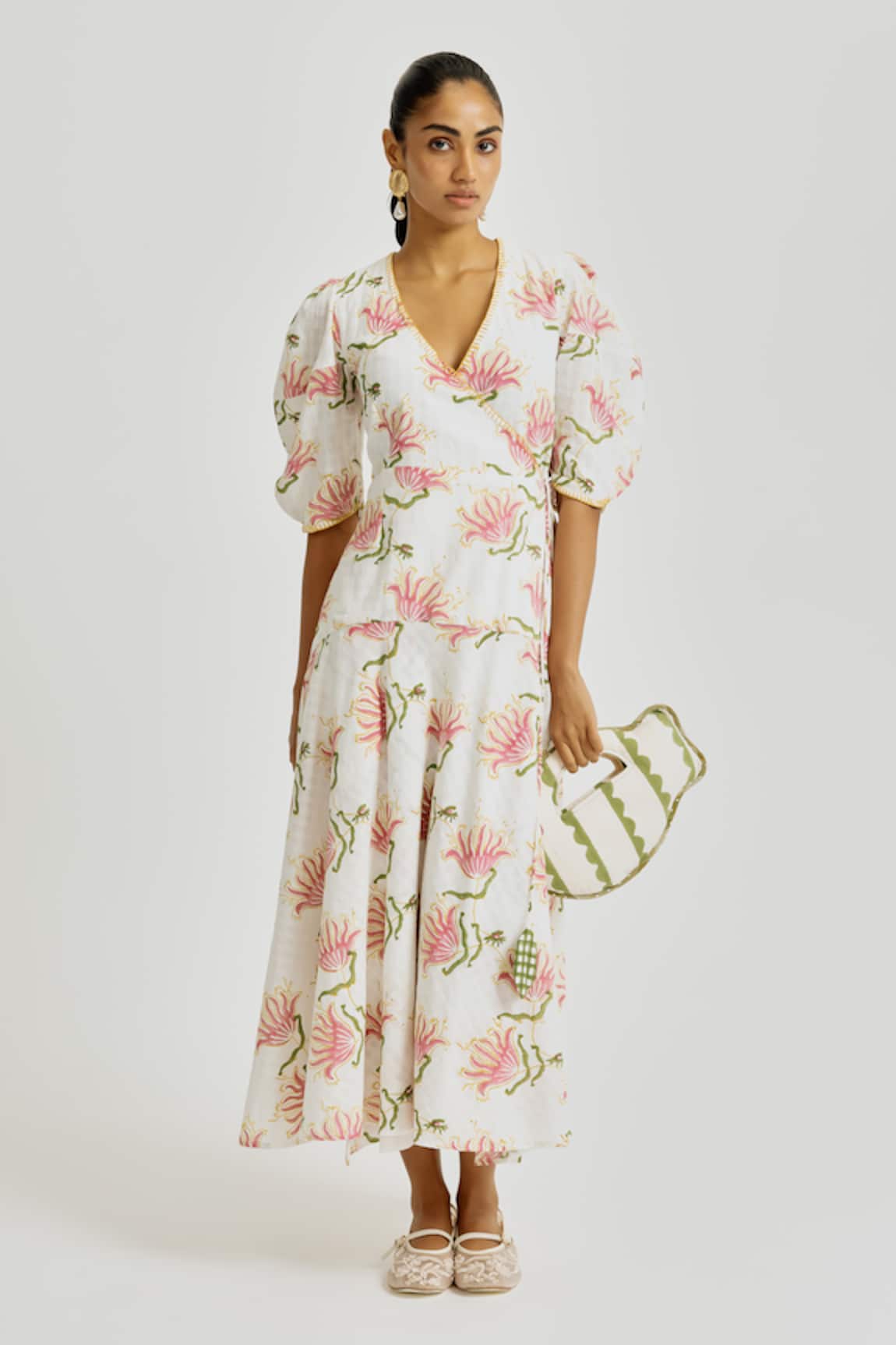 Jodi Moor Handwoven Wrap Dress 