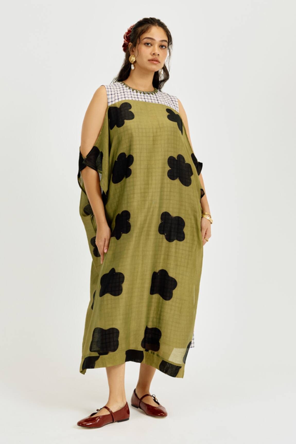 Jodi Kuro Chanderi Dress 