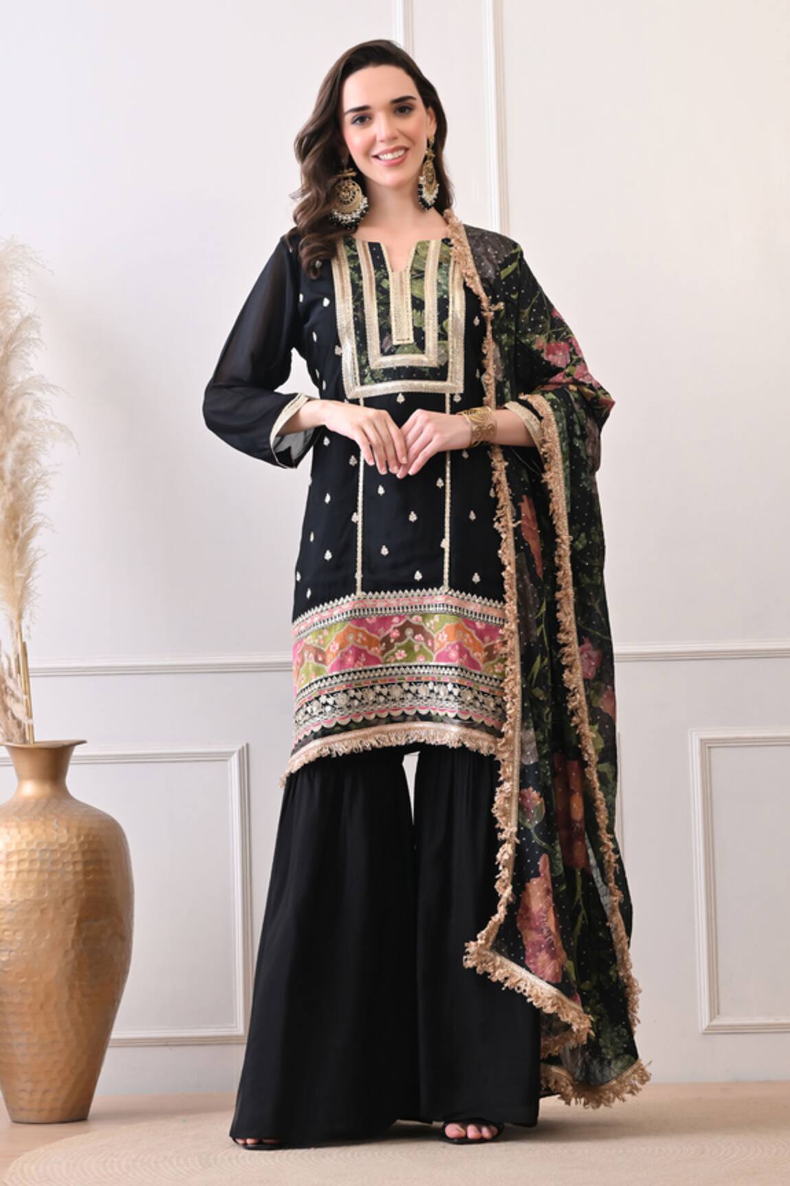Peenacolada Floral Pattern Kurta Set 