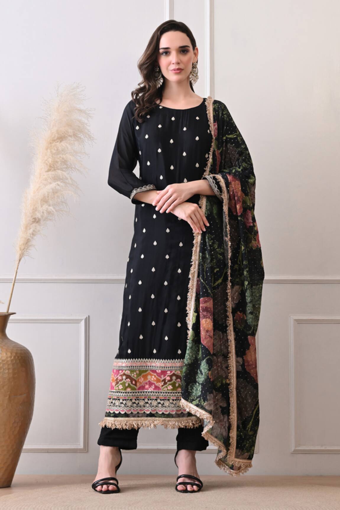 Peenacolada Floral Pattern Kurta Set 
