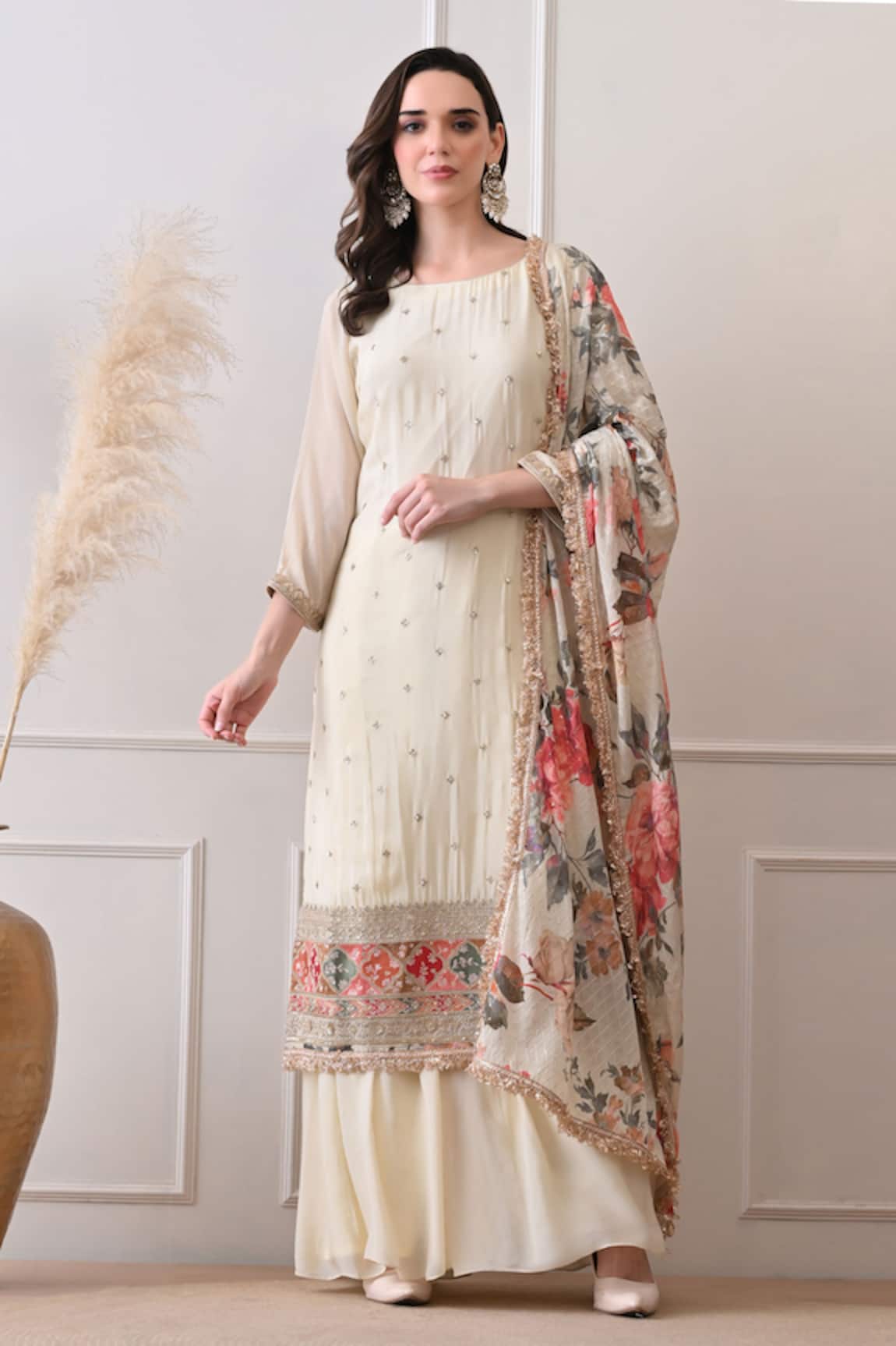 Peenacolada Floral Pattern Kurta Set 