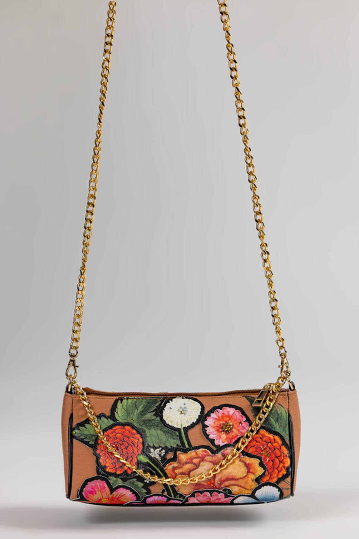 The Garnish Company Cortona Floral Patchwork Dual Sling Bag