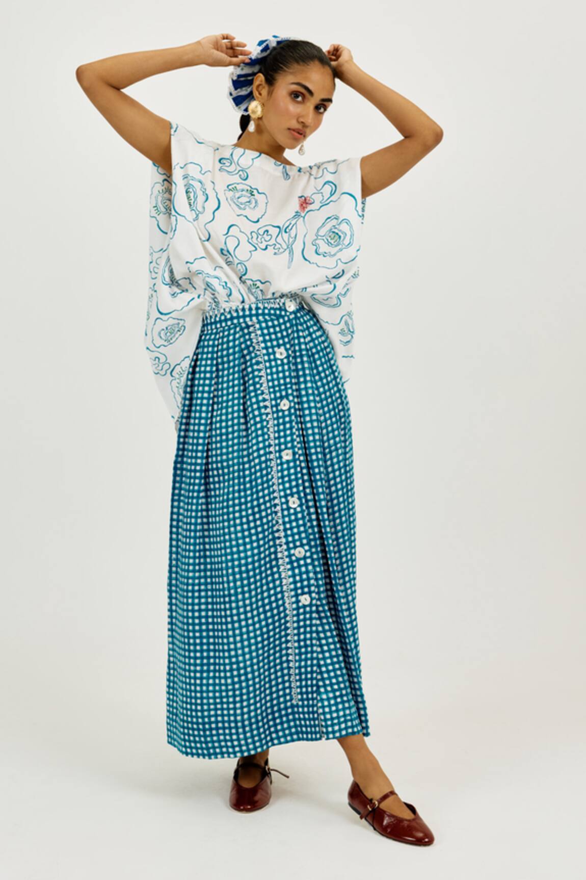 Jodi Soro Check Skirt 