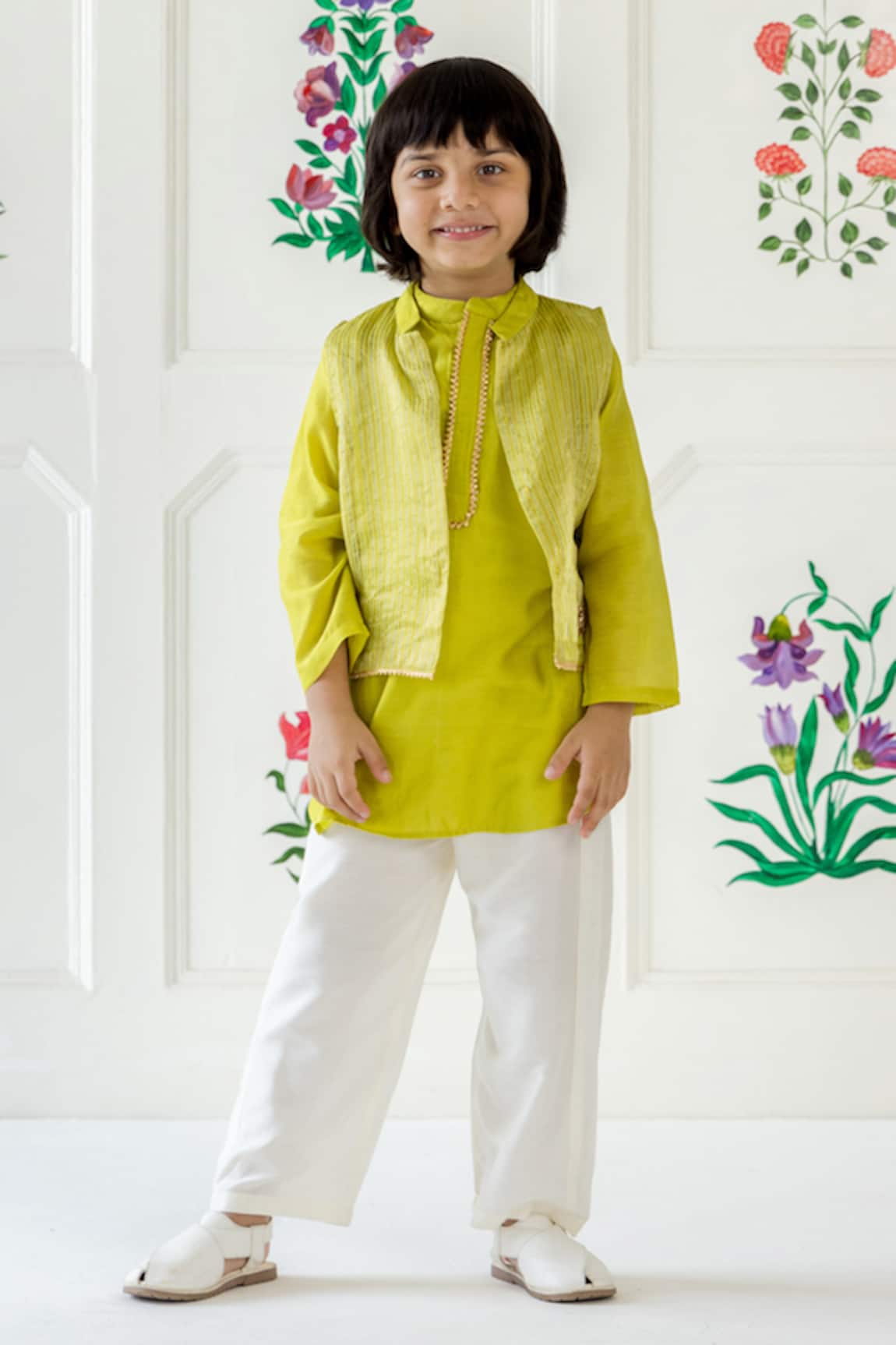 Risa Dreamworld Stripe Pattern Jacket & Pant Set