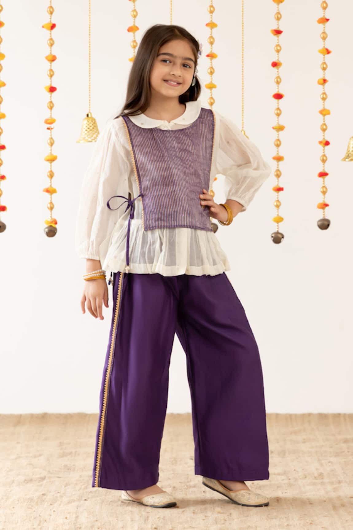 Risa Dreamworld Gathered Top & Trouser Set