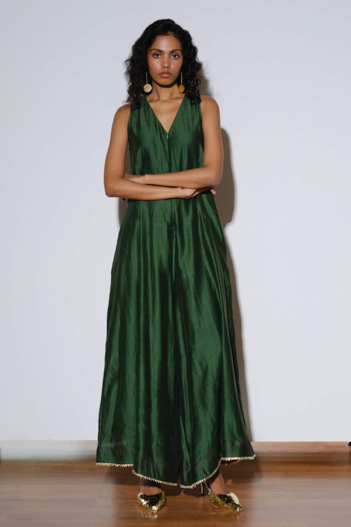 Kharakapas Emerald Jumpsuit 