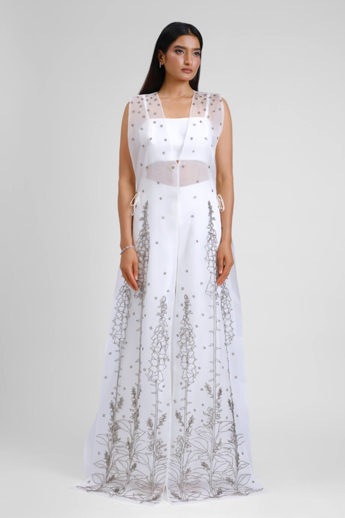 Maison 9002 Bead Work Jacket & Pant Set