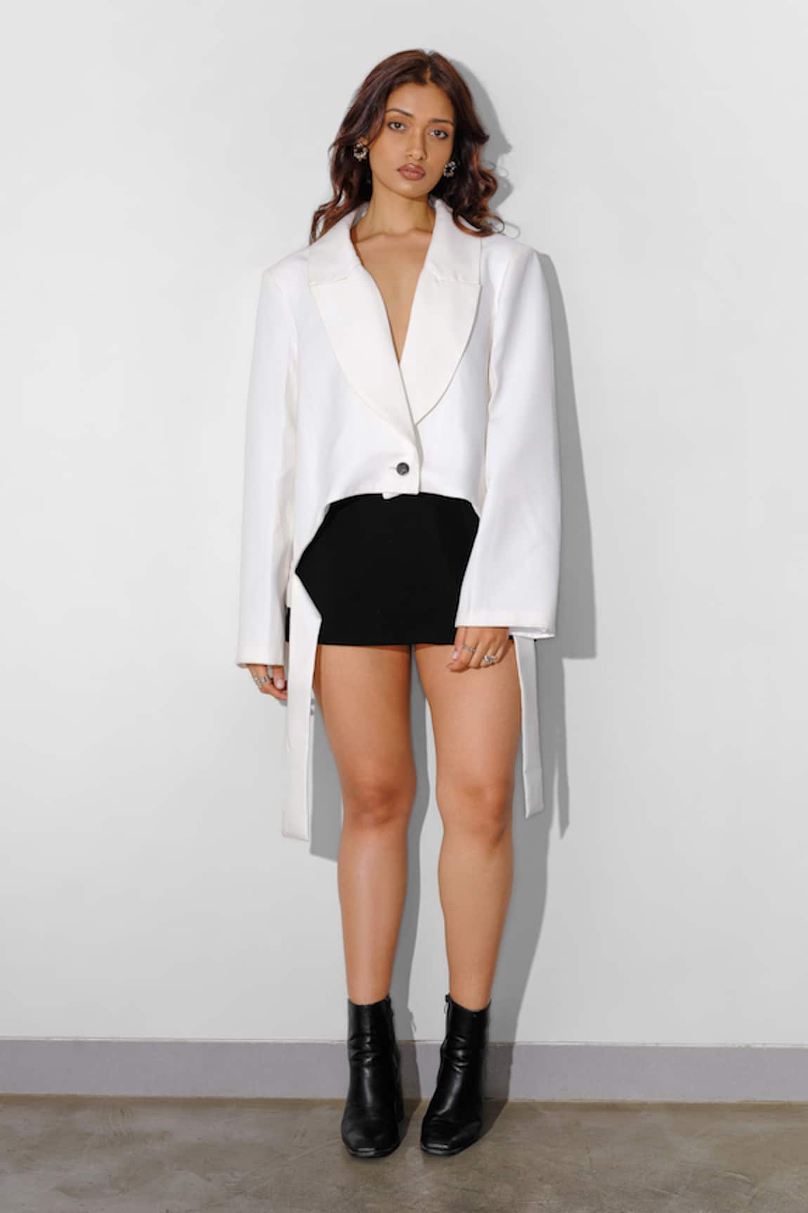 Maison 9002 Senna Cropped Blazer & Skirt Set