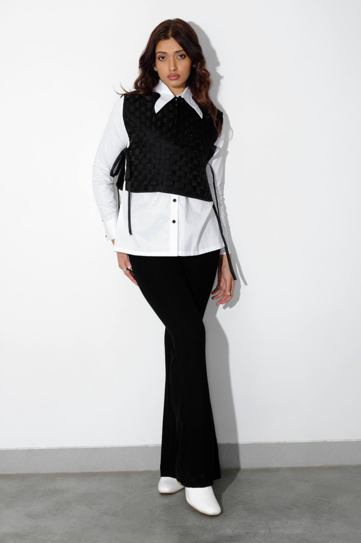 Maison 9002 Bottas Checkered Top Pant Set