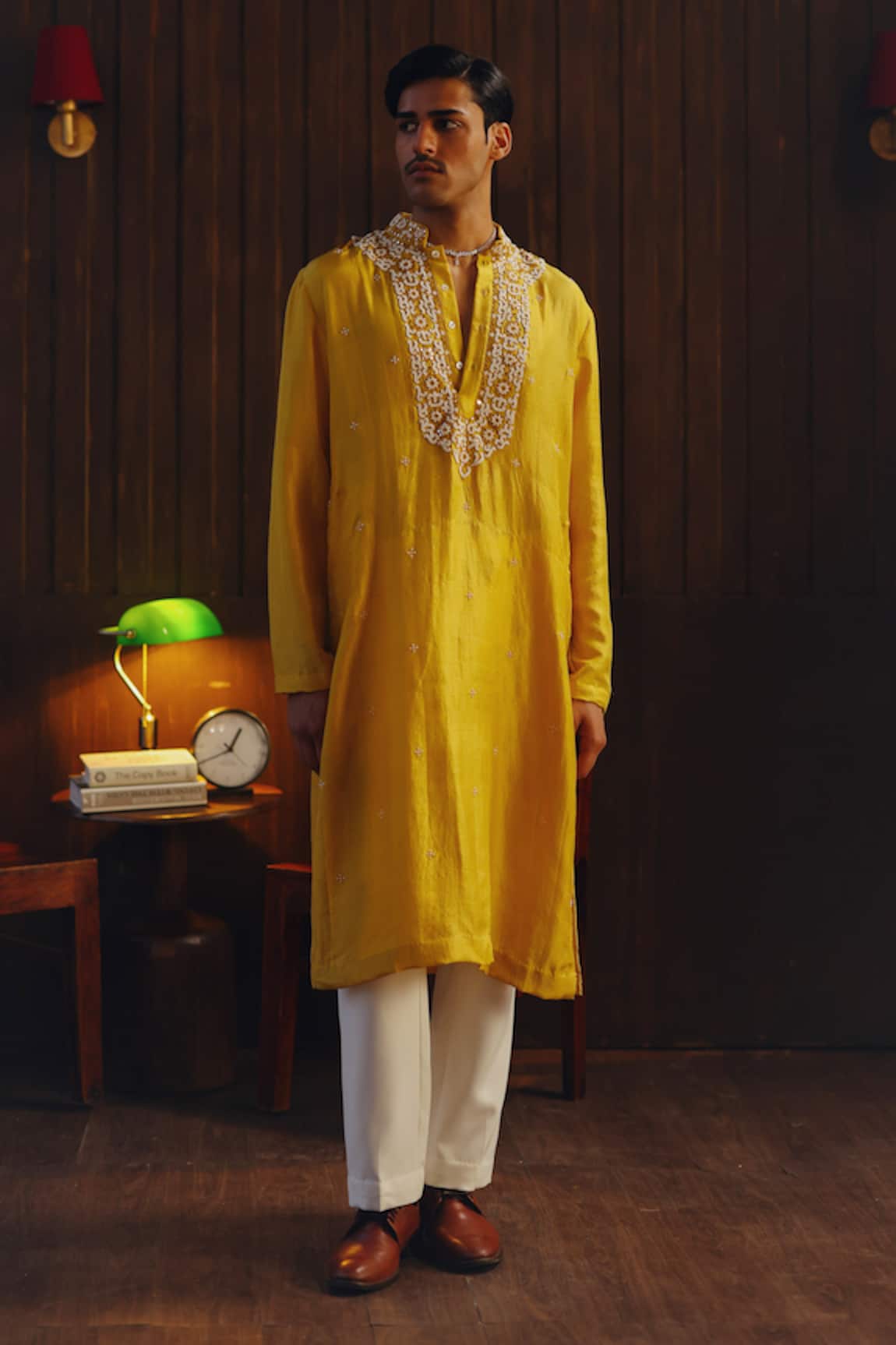 Twenty Nine Beadwork Bandhani Kurta & Pant Set
