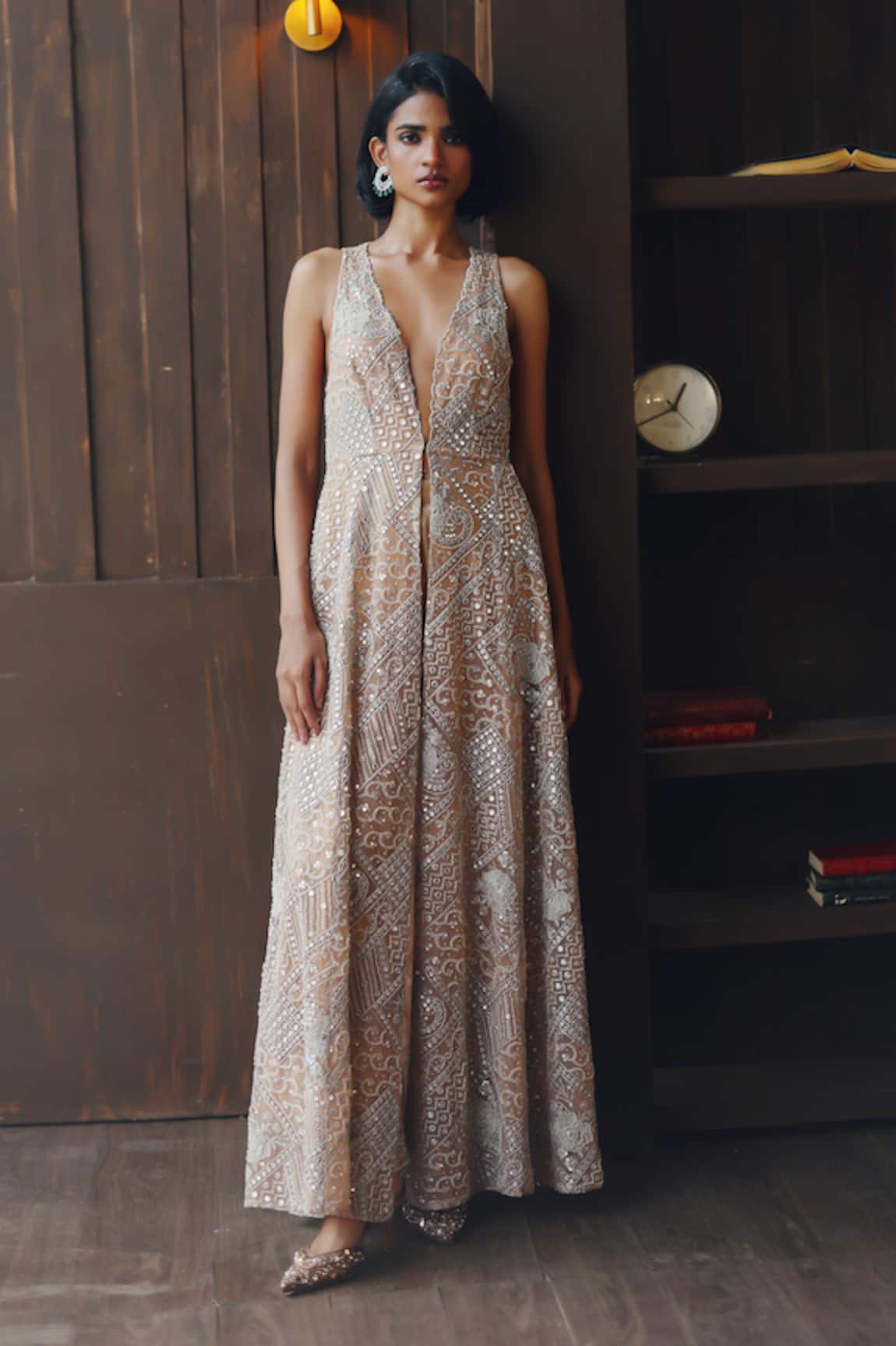 Twenty Nine Shimmer Lycra Palazzo