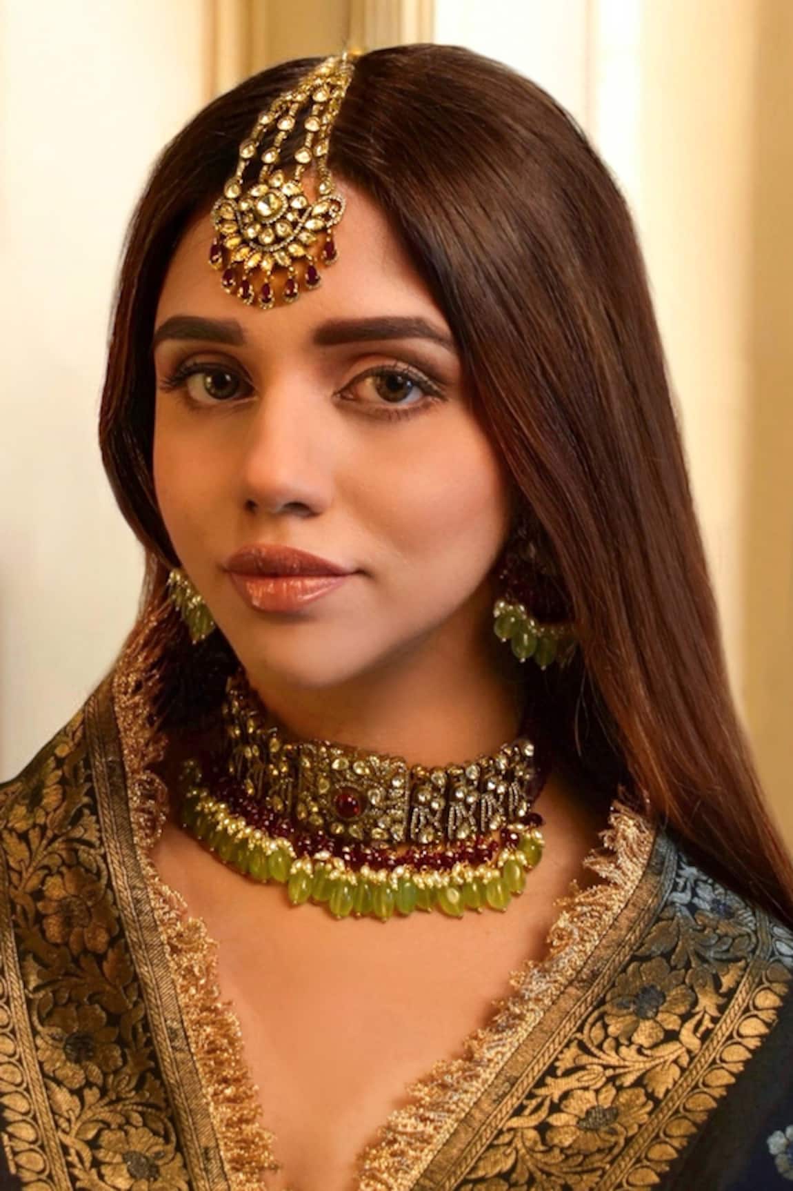 Amaara Jewels Noor Gulzar Ruby Necklace Set