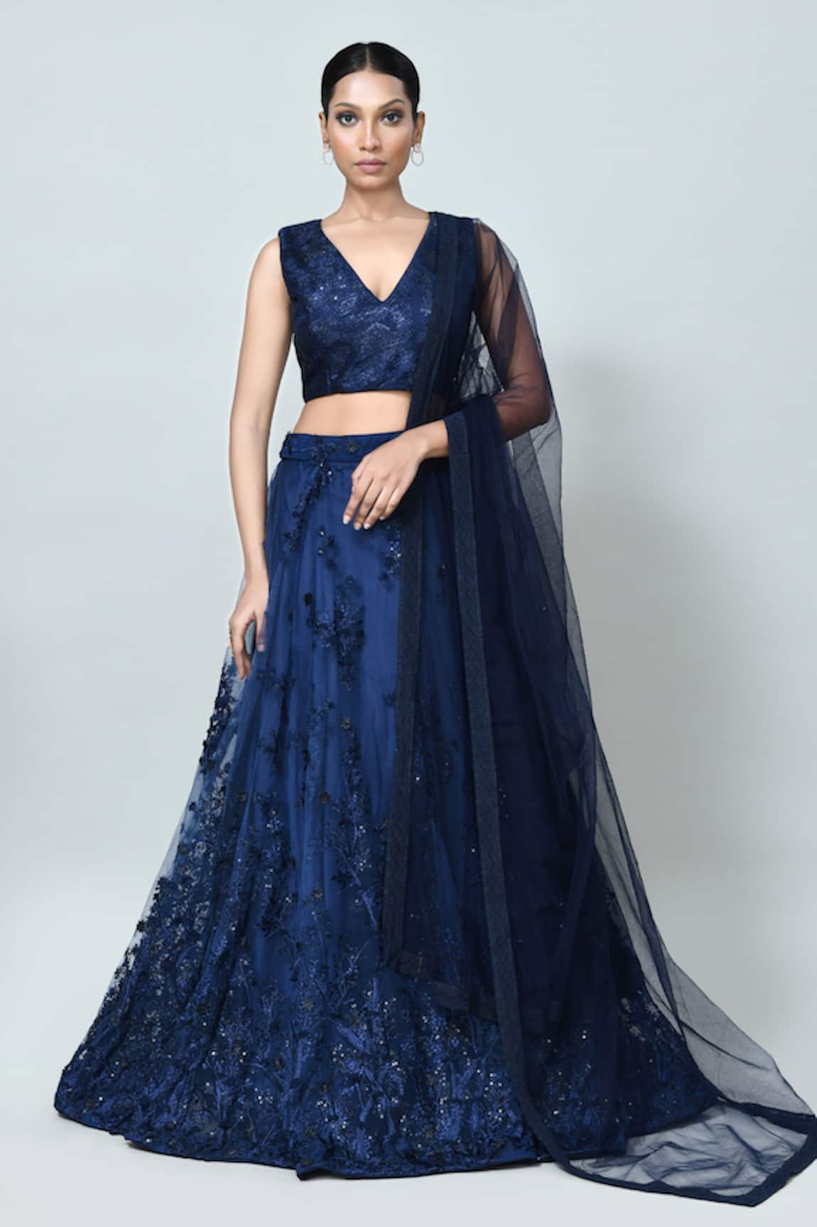 Sayisha Floral Embroidered Lehenga Set 