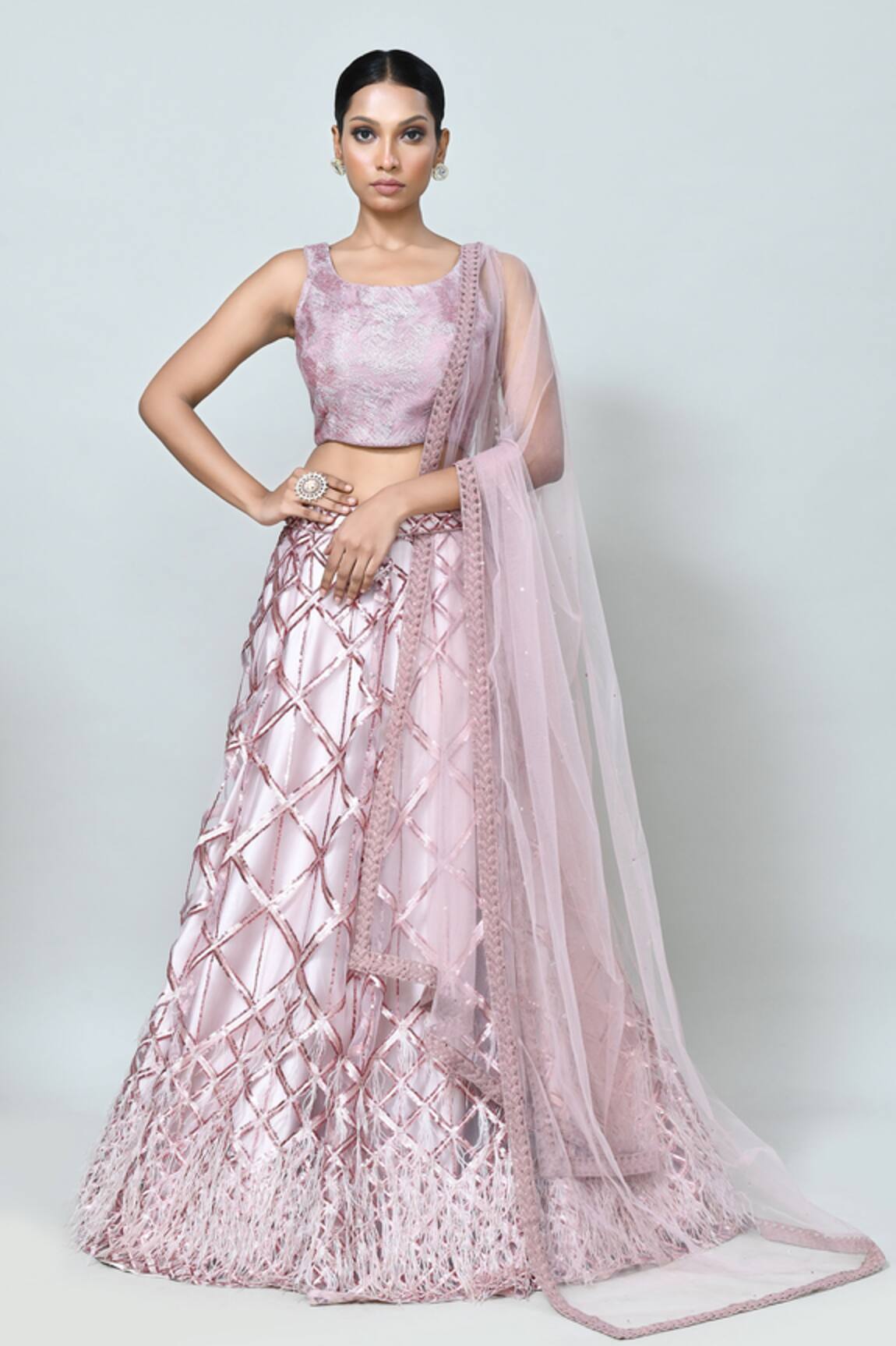 Sayisha Geometric Embellished Lehenga Set 