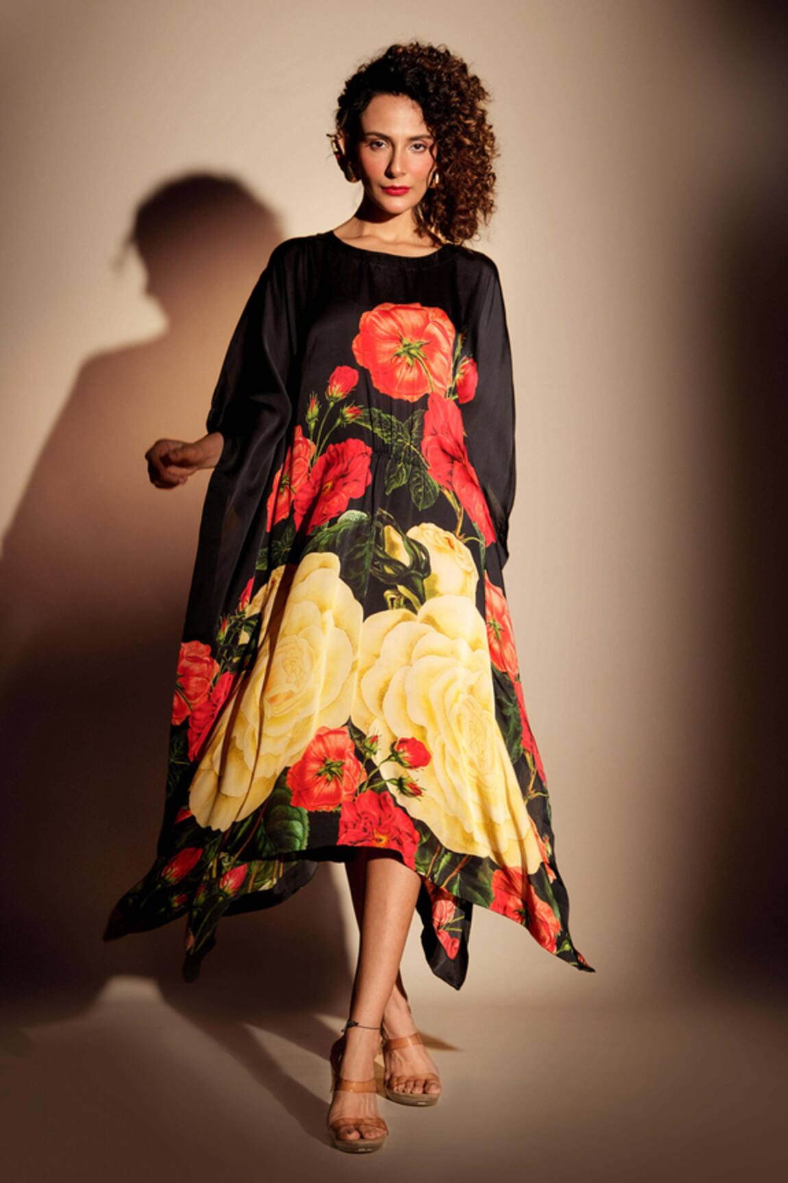 ISADAA BY ROTNA DUTT Digital Printed Floral Kaftan