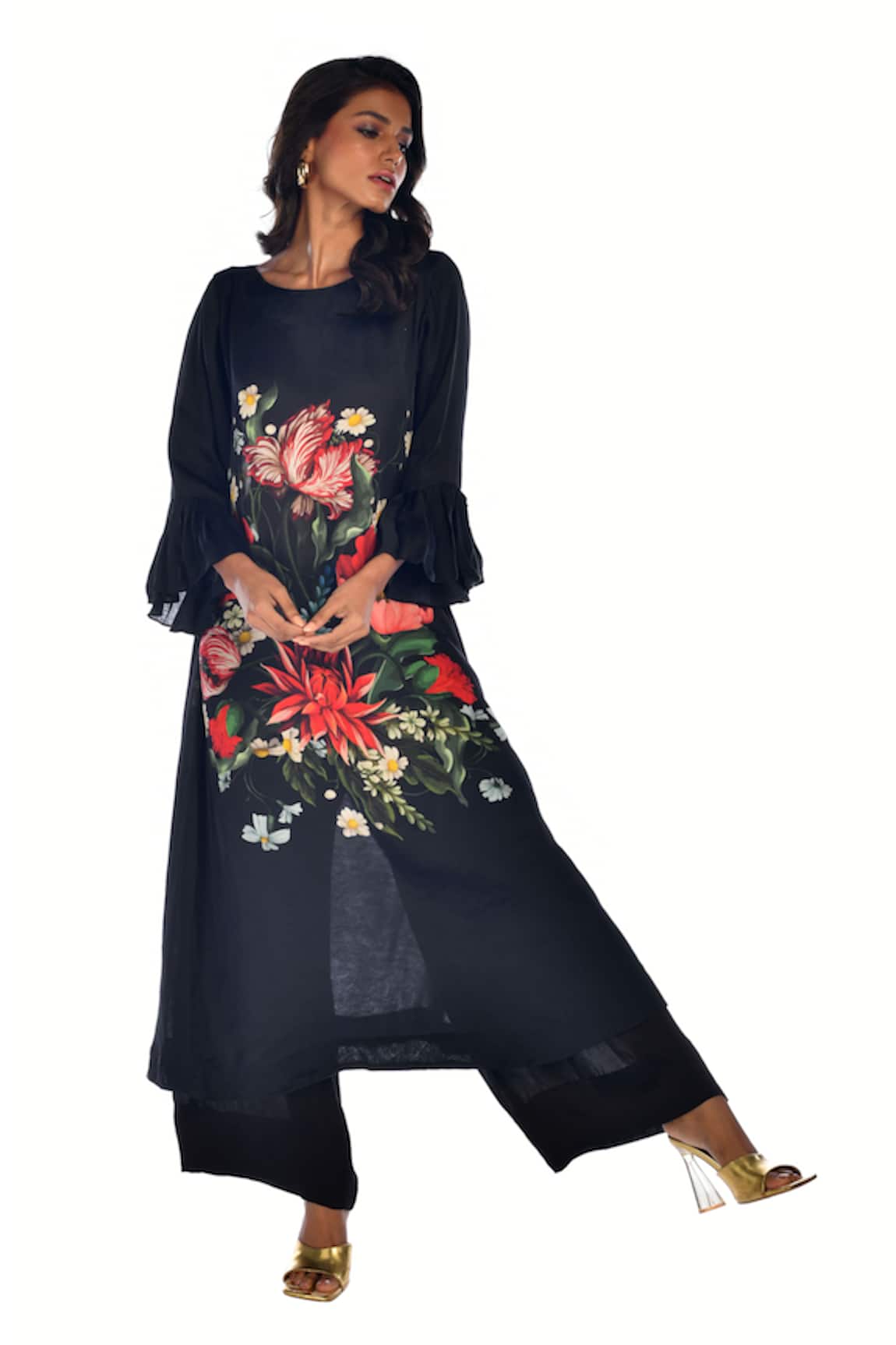 ISADAA BY ROTNA DUTT Digital Printed Kurta & Palazzo Set 