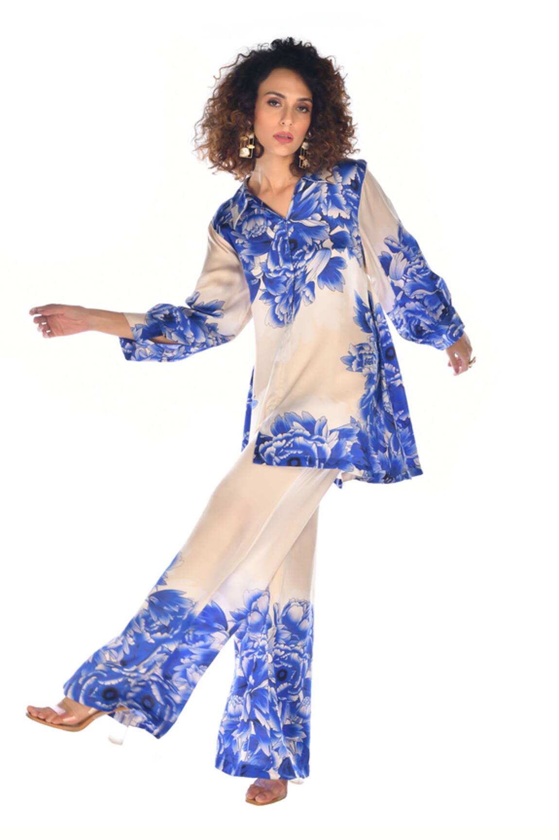 ISADAA BY ROTNA DUTT Digital Printed Top & Pant Set 