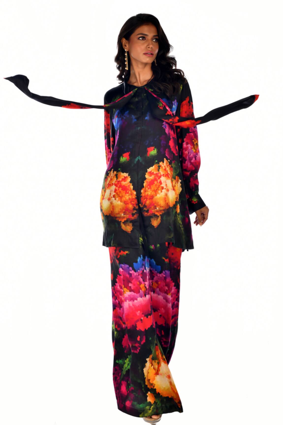 ISADAA BY ROTNA DUTT Digital Printed Top & Pant Set 