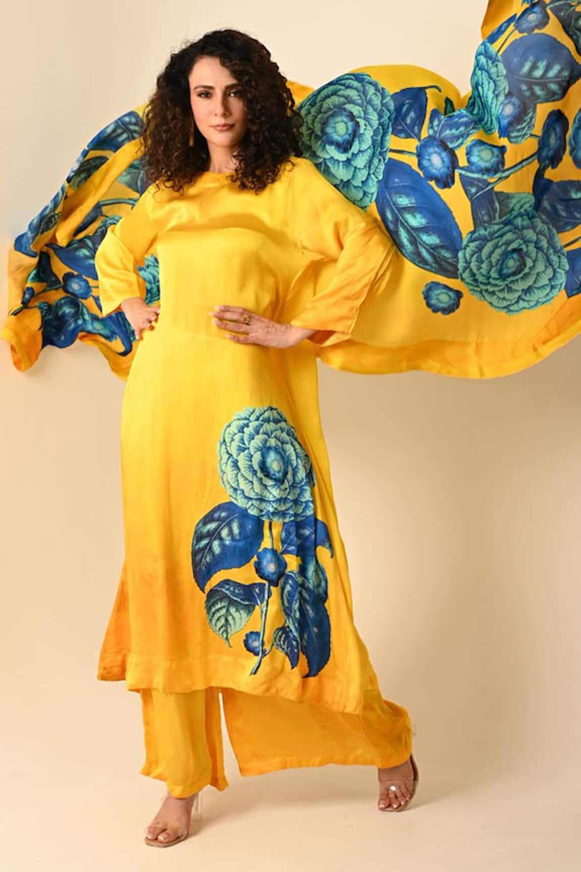 ISADAA BY ROTNA DUTT Digital Printed Kurta Set With Dupatta 