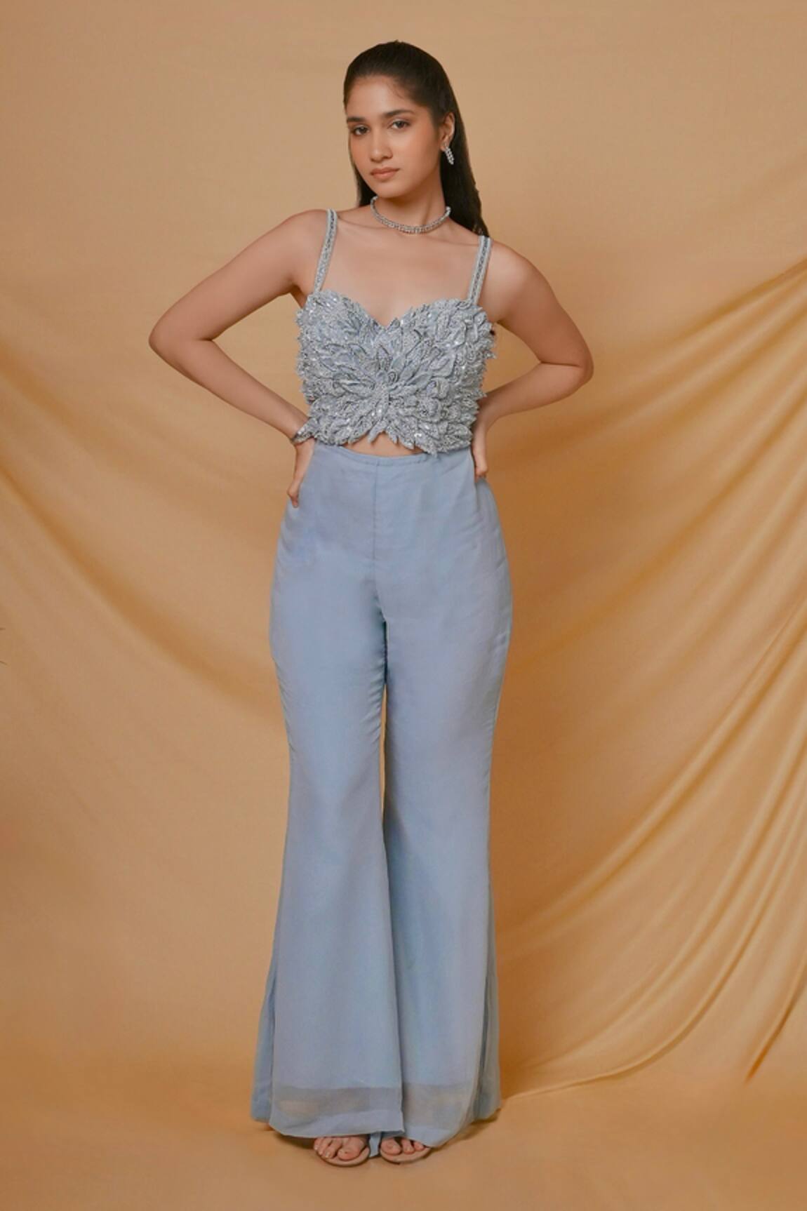 Richa Jaisinghani Label Mirage Embroidered Jumpsuit