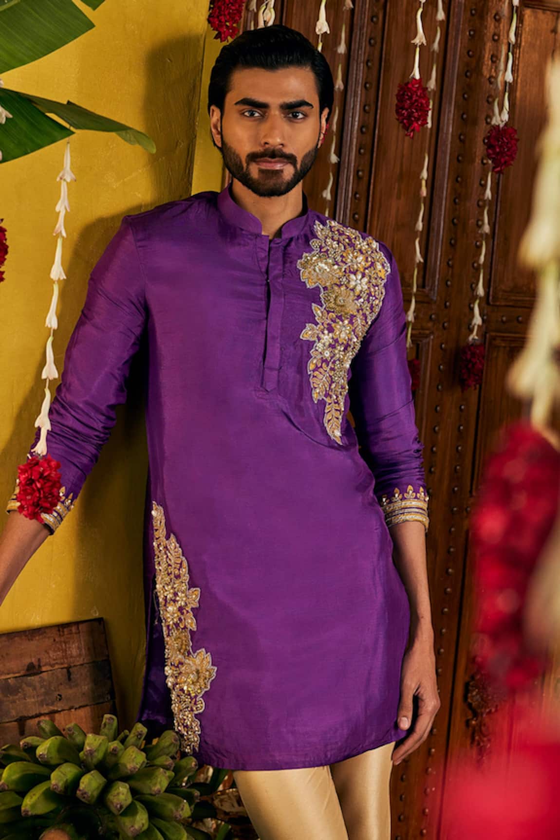 The Royaleum Ekaaj Embroidered Silk Kurta 