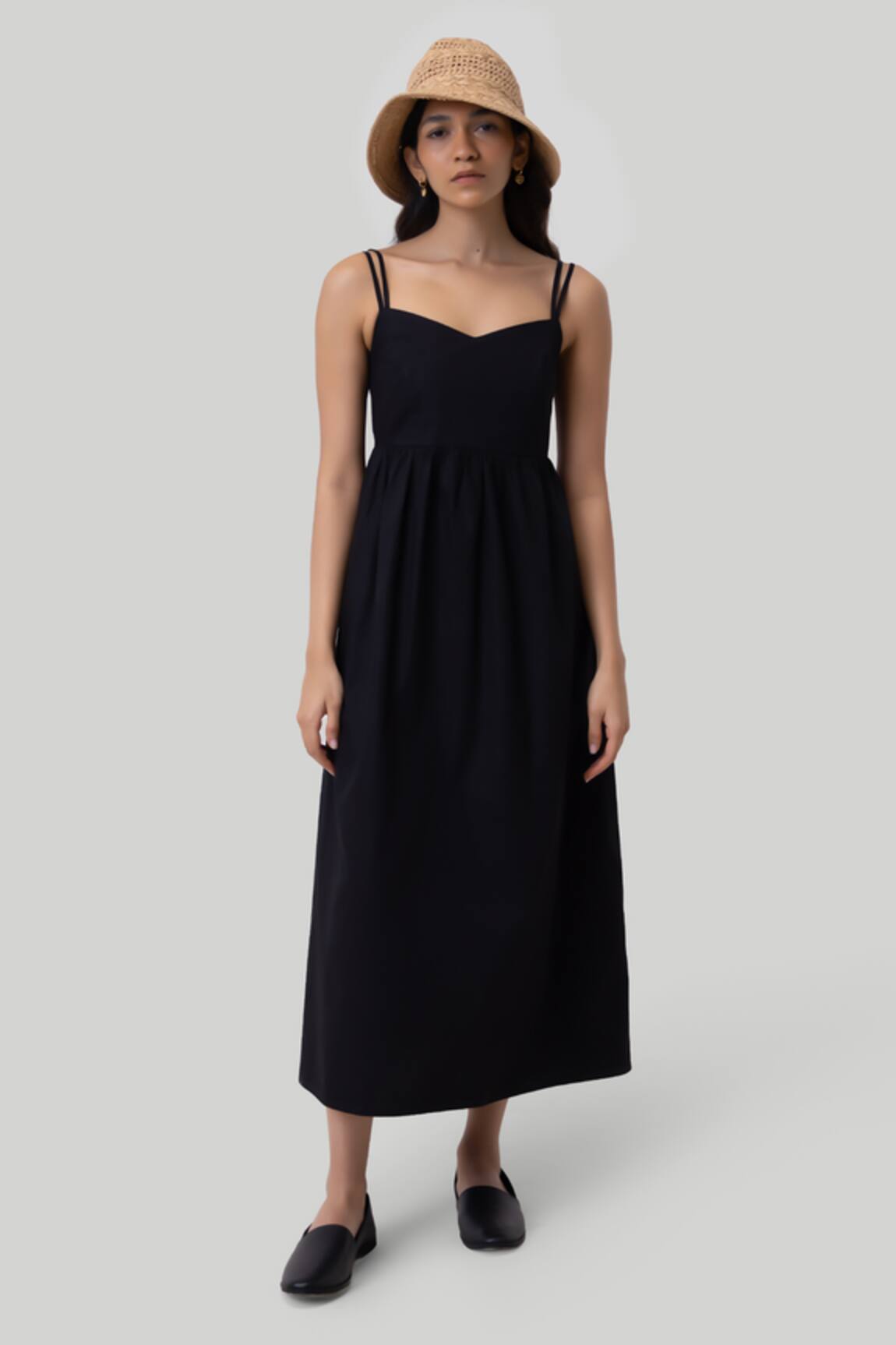 Reistor Organic Cotton Double Strap Dress 
