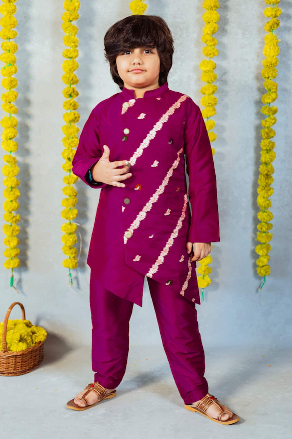 JILMIL DREAMWEAR Floral Pattern Kurta & Pant Set