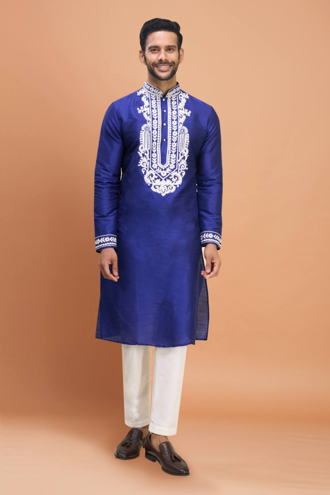 Arihant Rai Sinha Floral Embroidered Bodice Kurta Pant Set