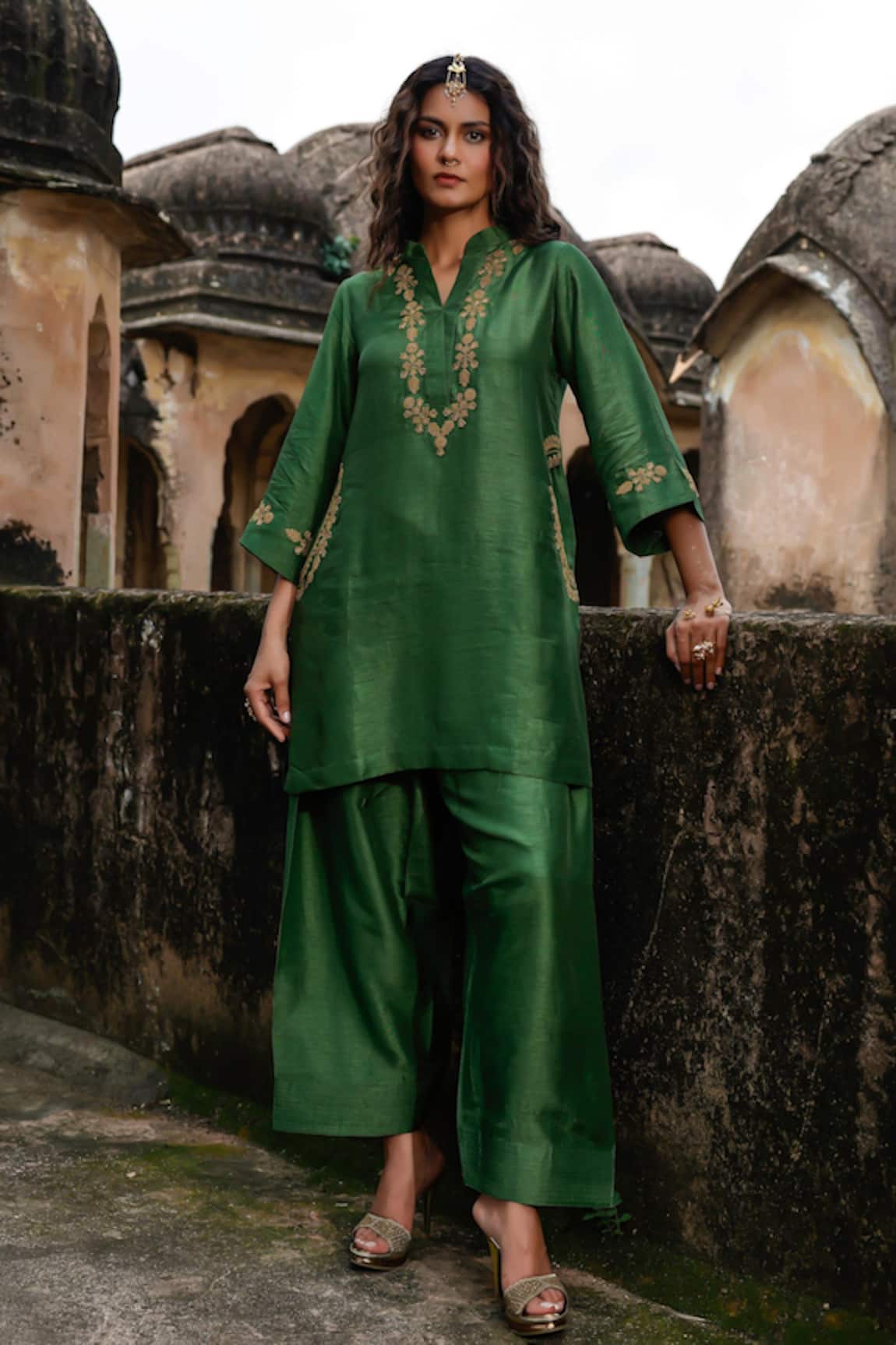 Charu Makkar Ravina Embroidered Kurta Set