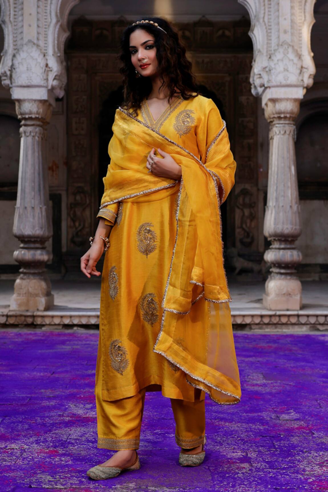 Charu Makkar Sahiba Embroidered Kurta Set