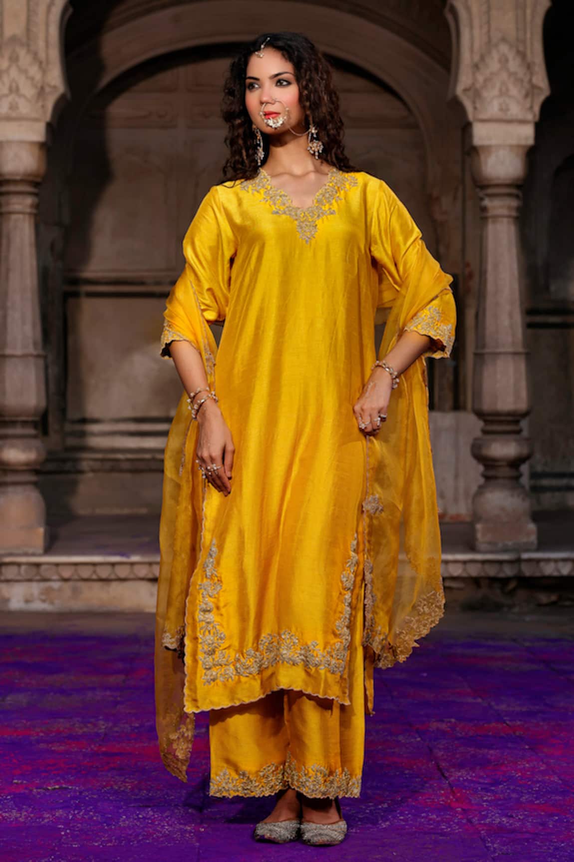 Charu Makkar Juhika Embroidered Kurta Set