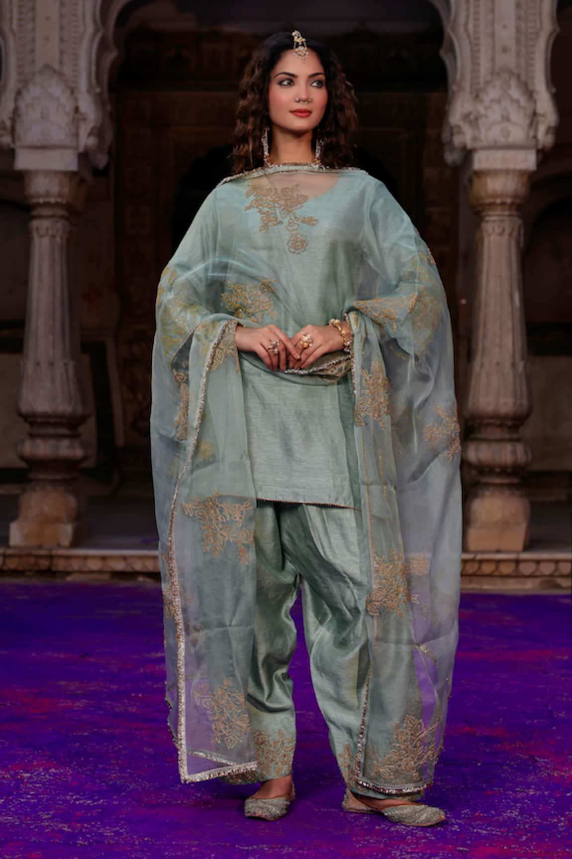 Charu Makkar Amolika Embroidered Kurta Set