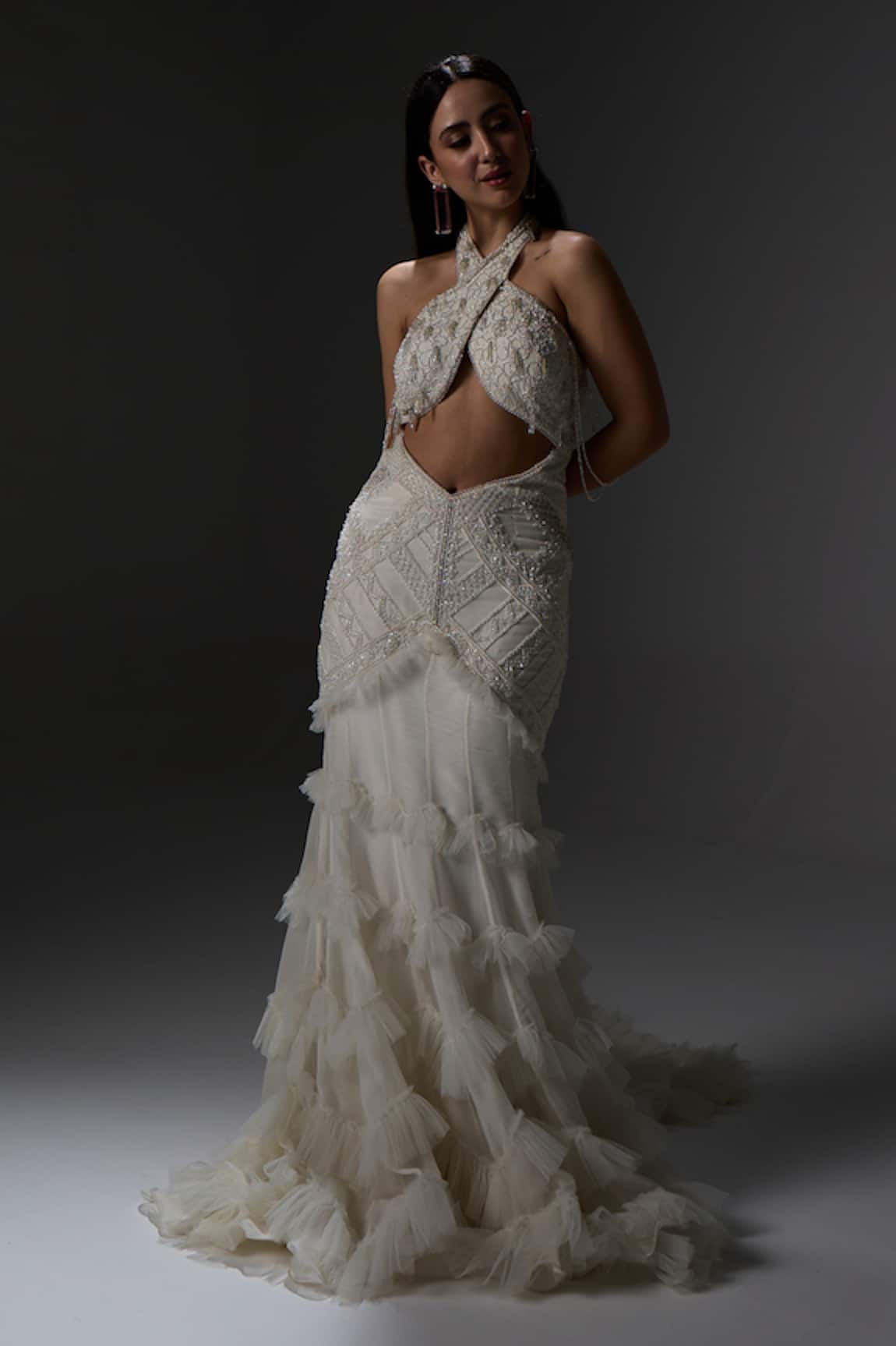 Jade By Ashima Helena Fish Cut Gown 