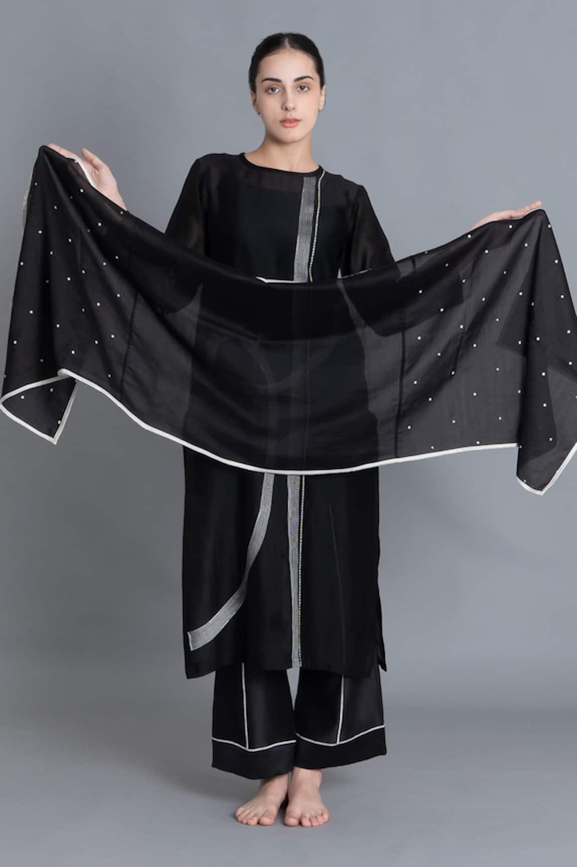 Khat Khat Pantone Embroidered Kurta Set