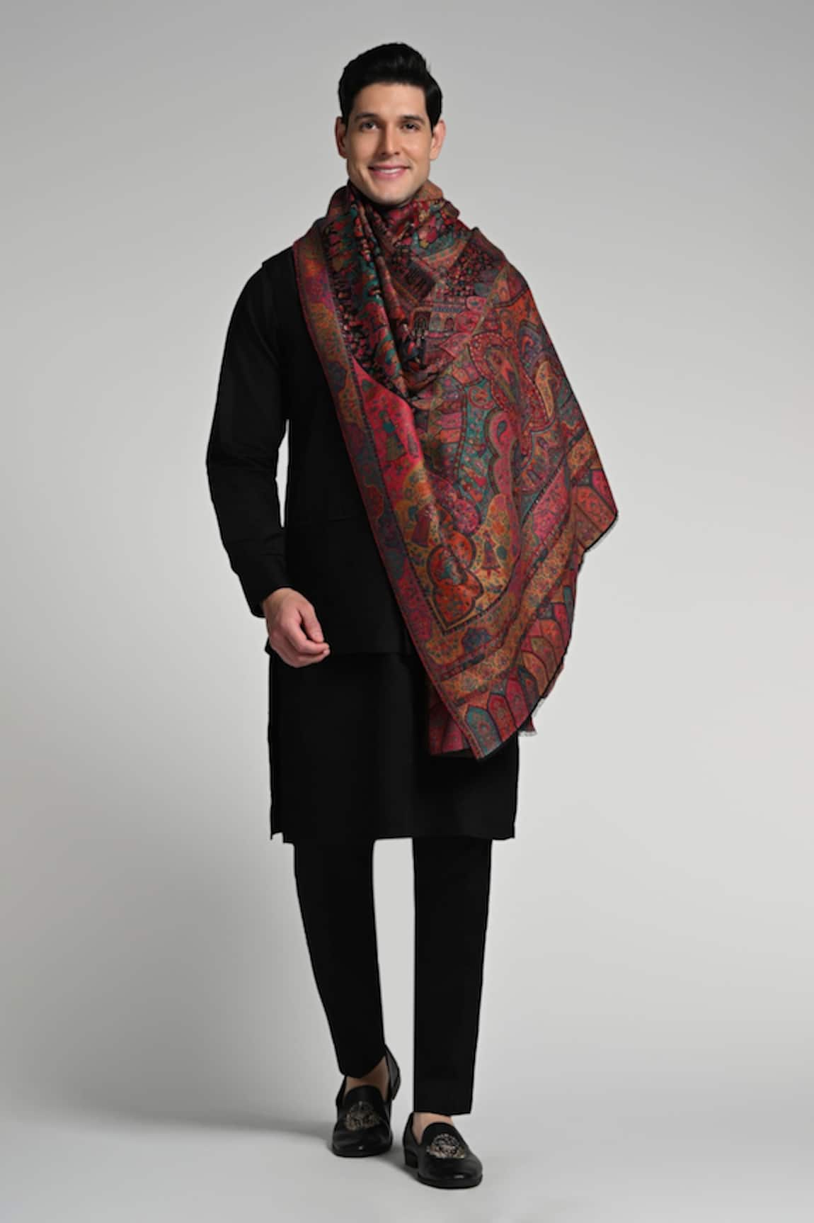 Taroob Taroob Magical Raj-Mahal Fine Wool Kaani Shawl