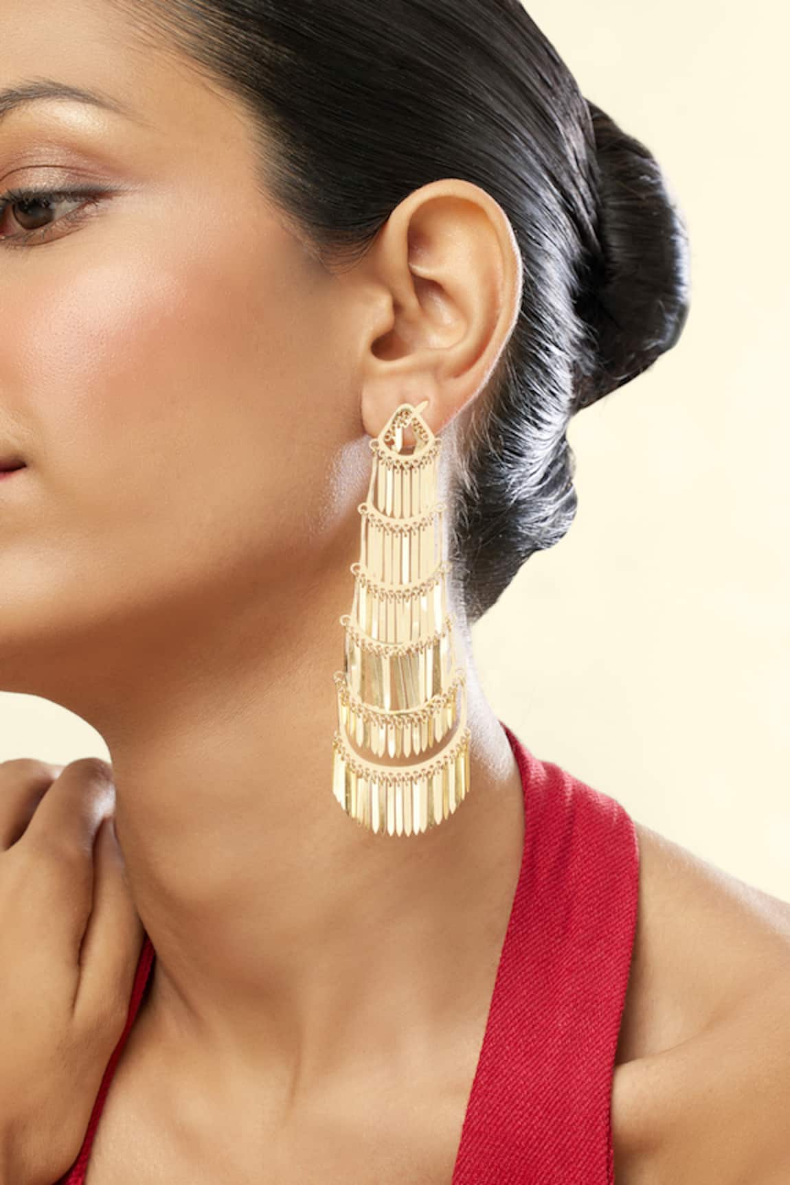 Isharya 18Kt Gold Plated Atlantico Dangler Earrings 