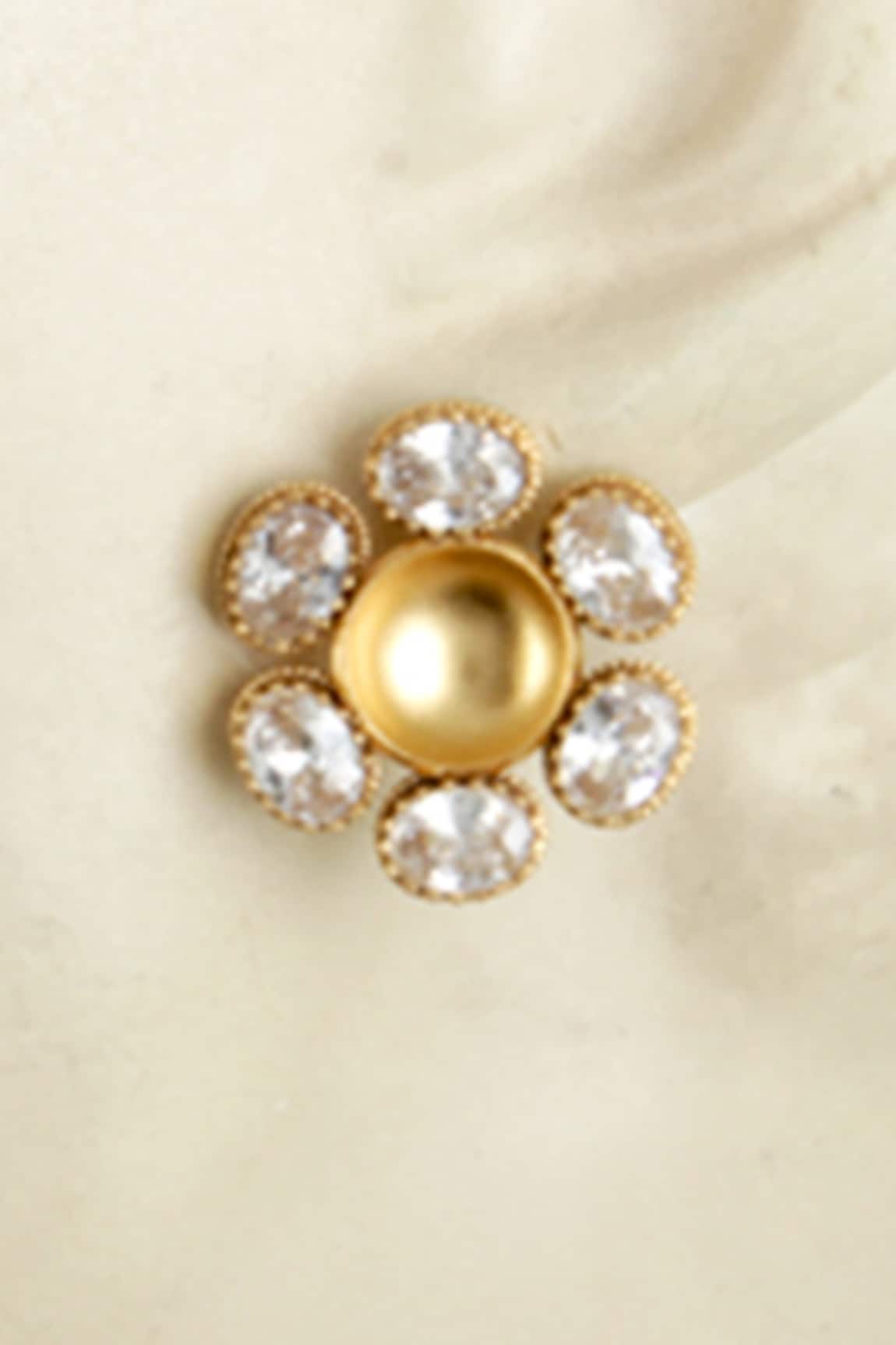 Suhani Pittie Katuri Center Floral Earrings 