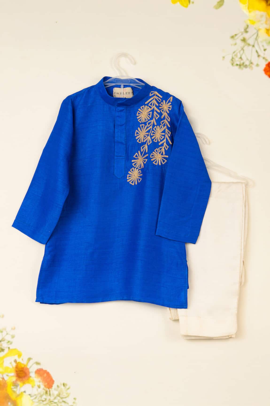 Darleen Kids Couture Neelkamal Embroidered Kurta Set