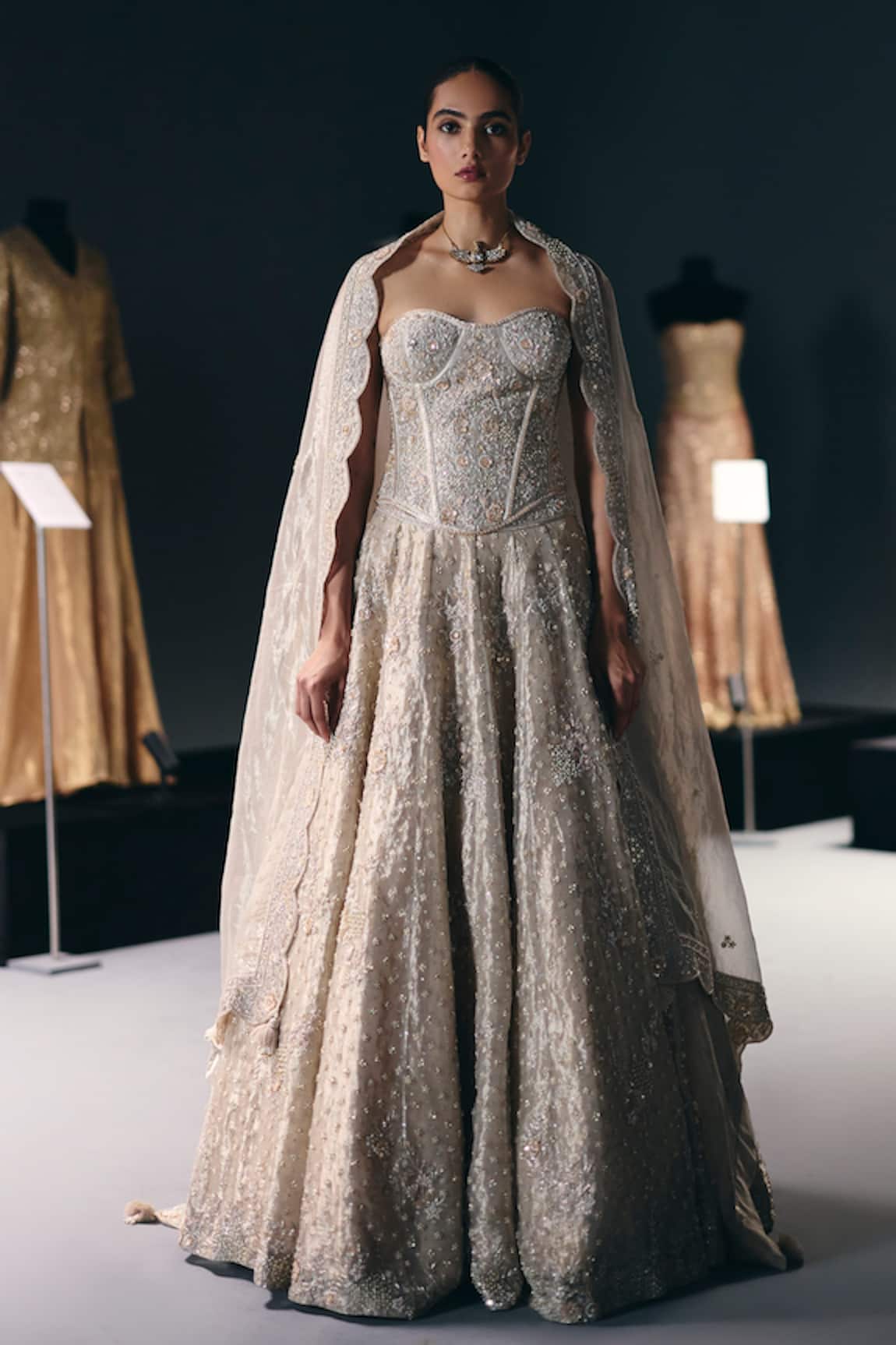 Sana Barreja Creation Oif Adam Embroidered Lehenga Set