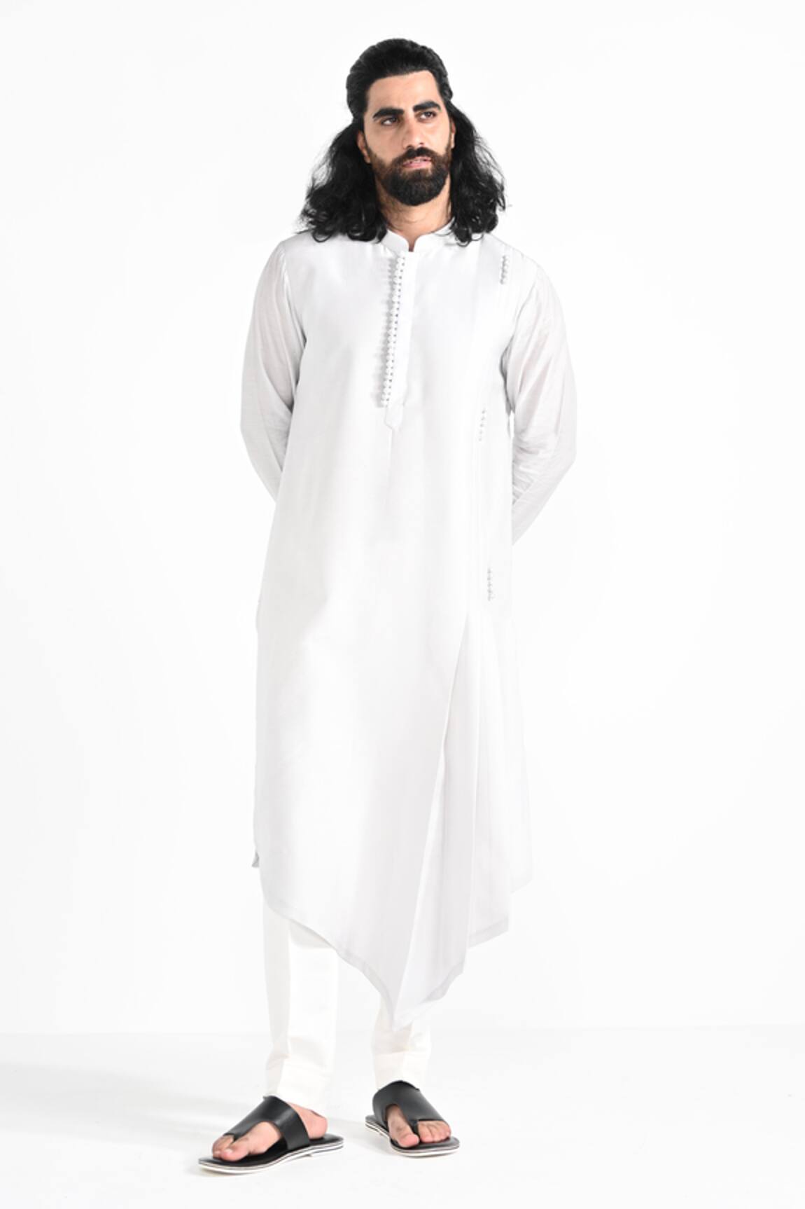 Kalpana Naik Barely Grey Kurta Set 