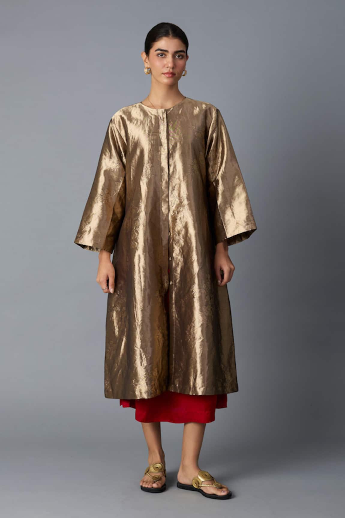 Vasstram Chidiya Metallic Jacket 