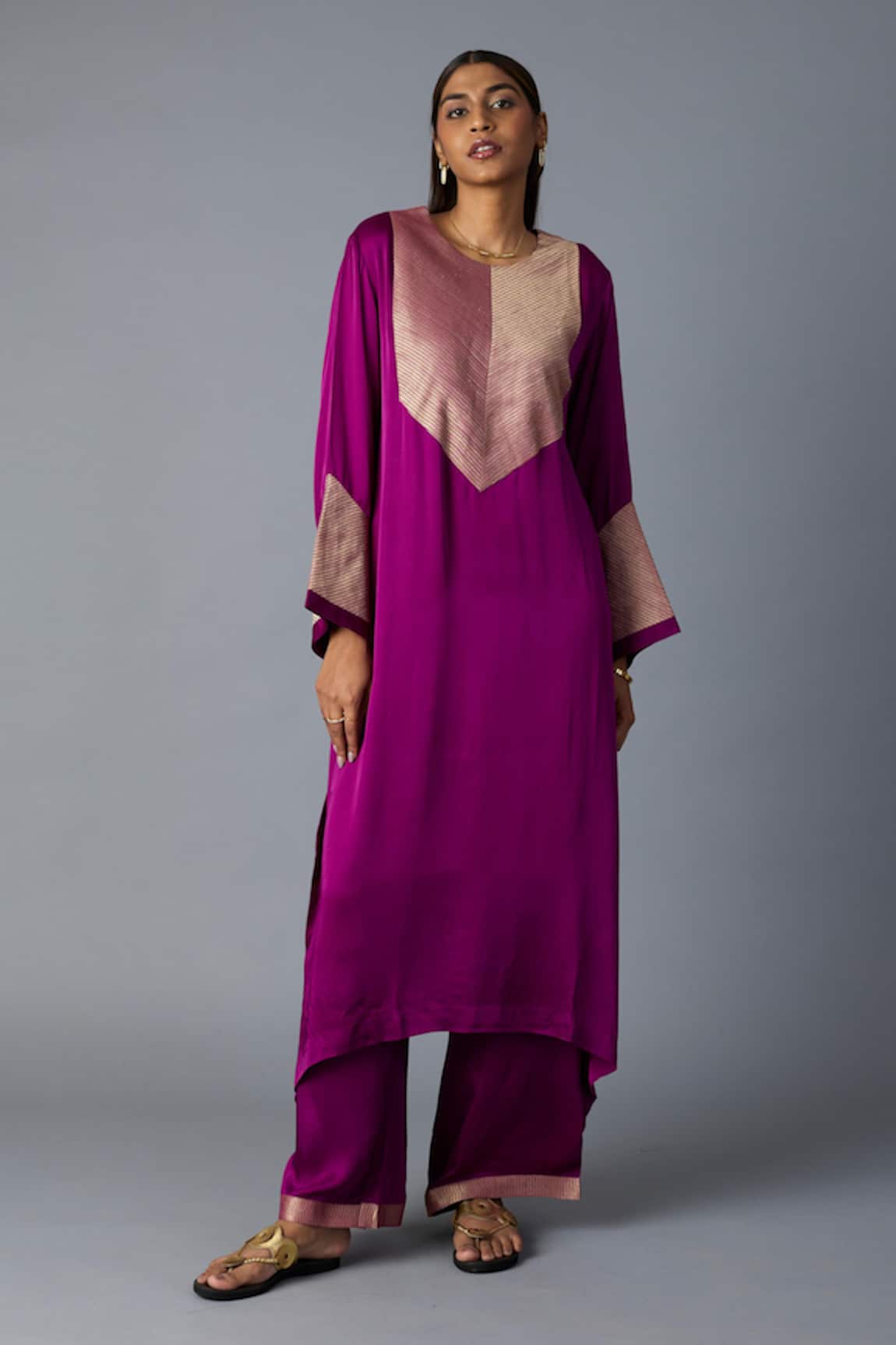 Vasstram Rasna Banarasi Zari Kurta With Pant