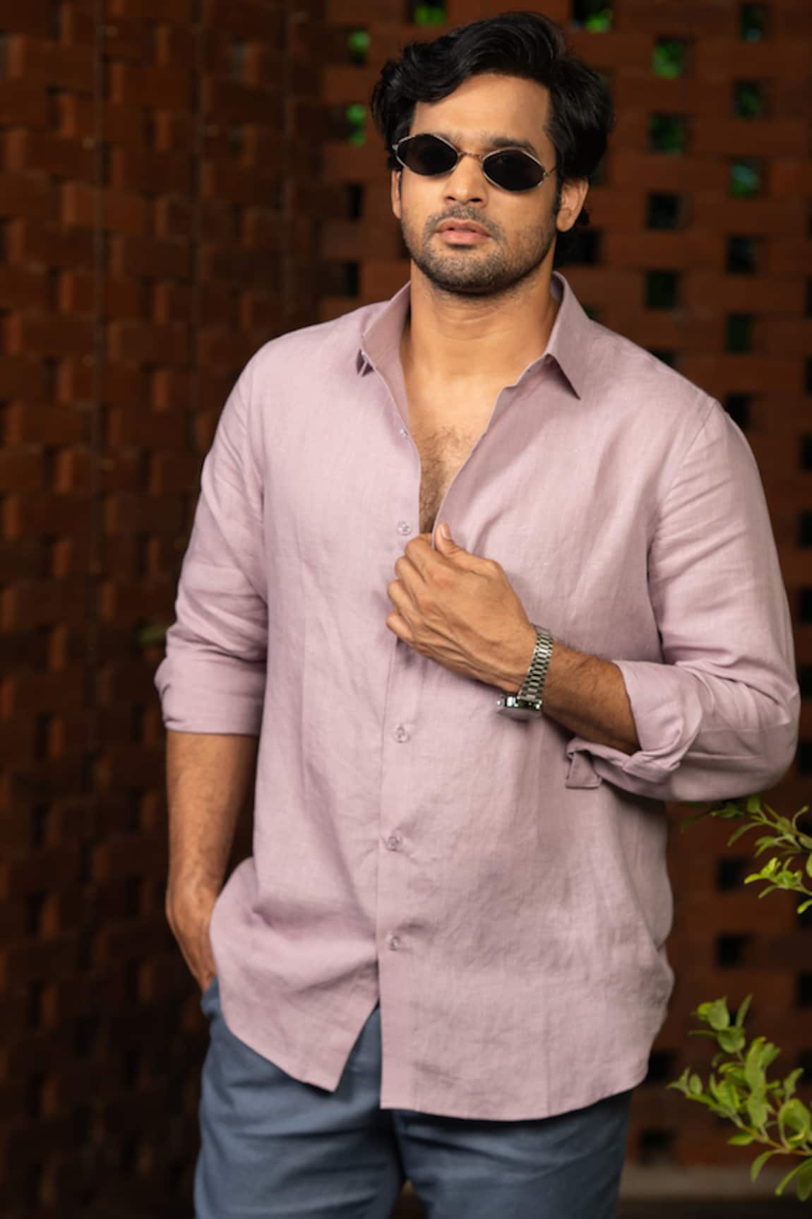 Hilo Design Seafoam Serenity Linen Shirt