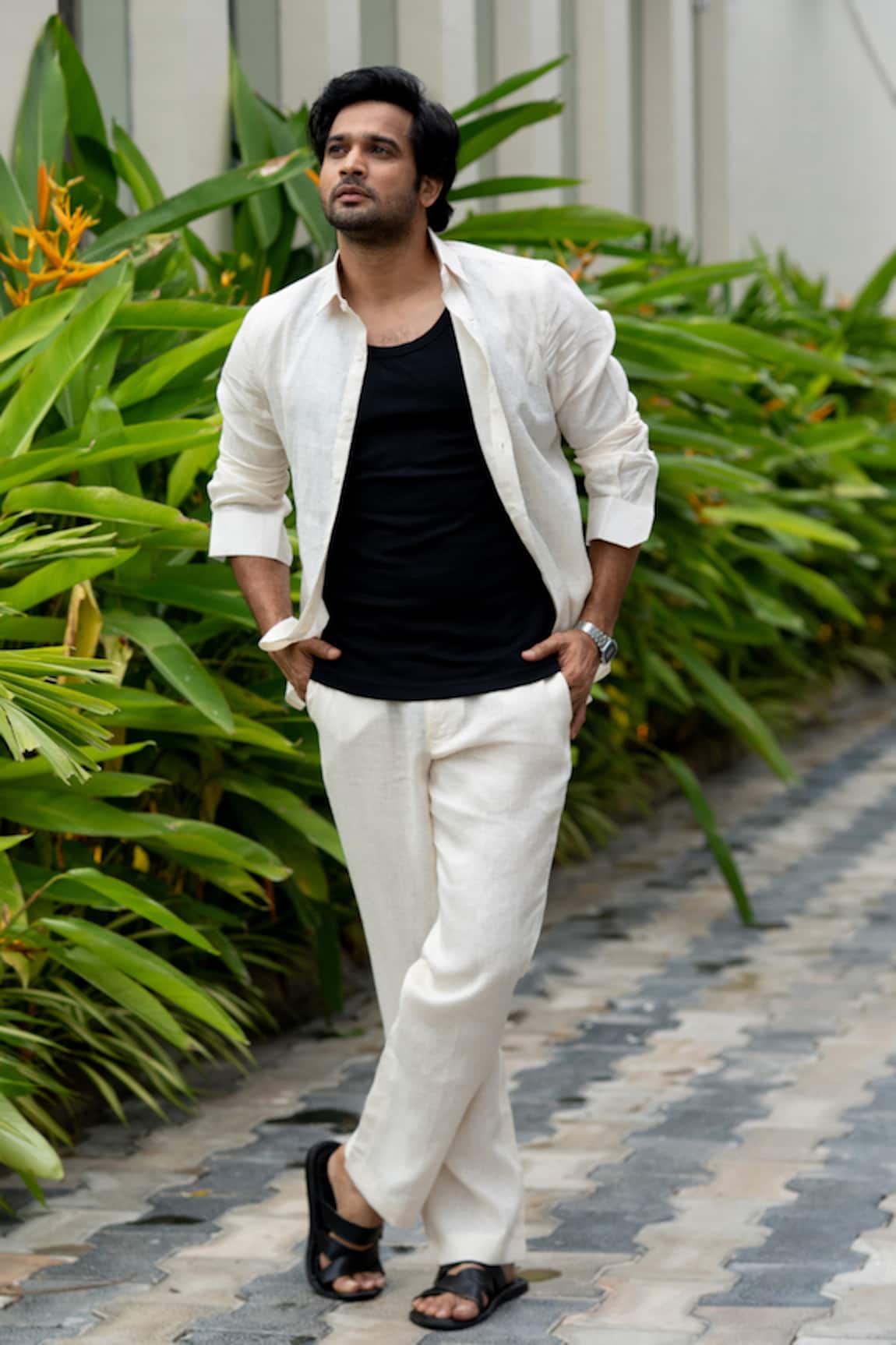 Hilo Design Coastal Calm Linen Shirt