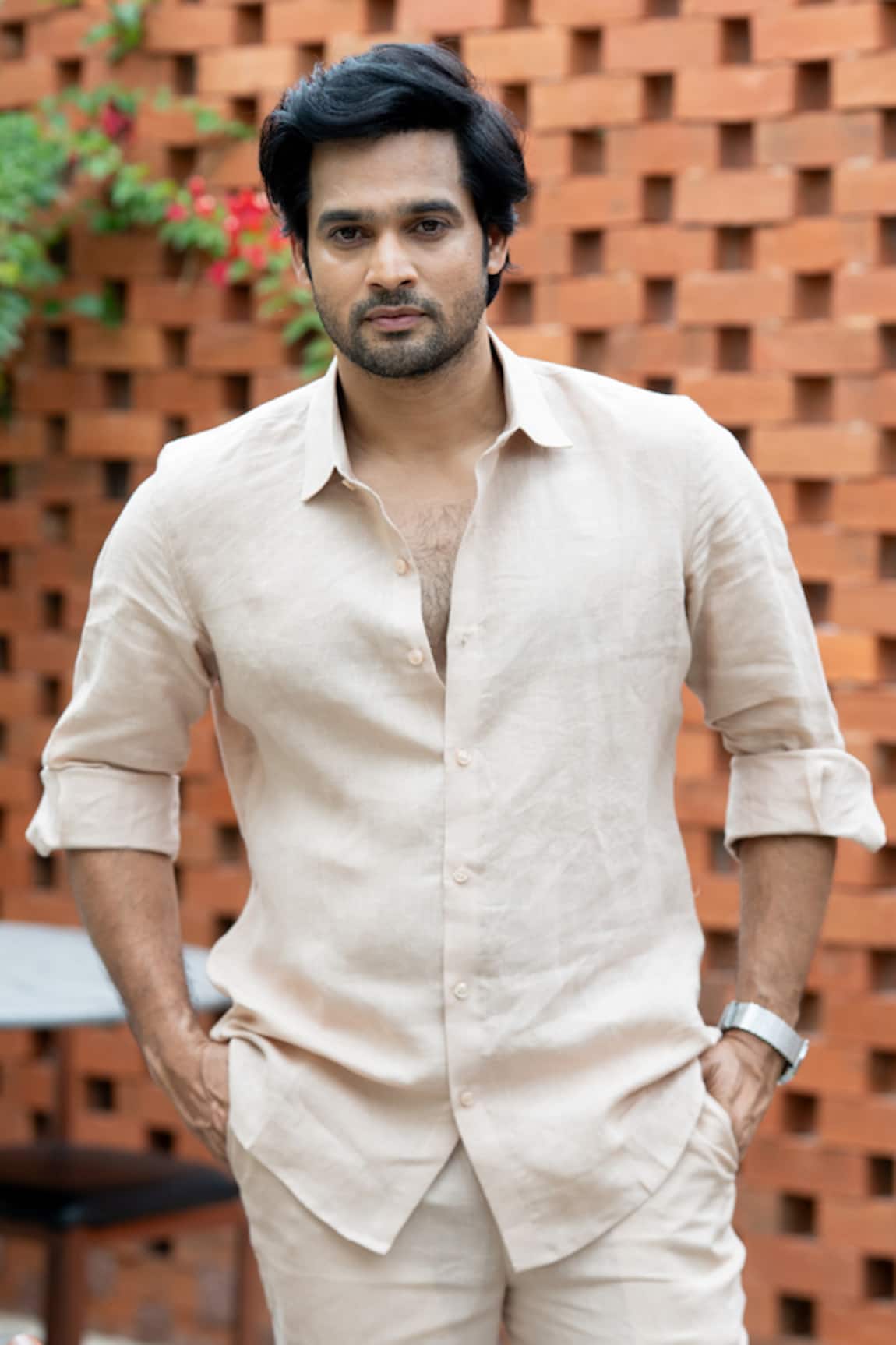 Hilo Design Oasis Dune Linen Shirt