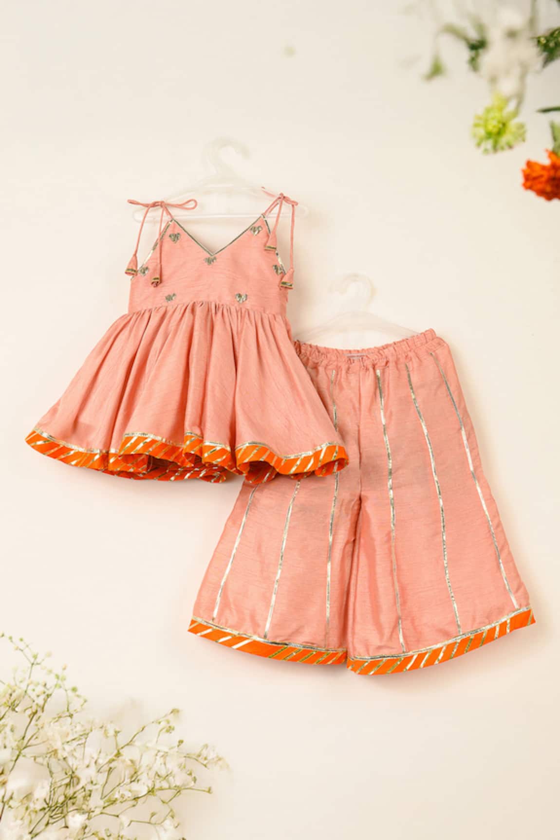 Darleen Kids Couture Dil Embroidered Kurta With Sharara