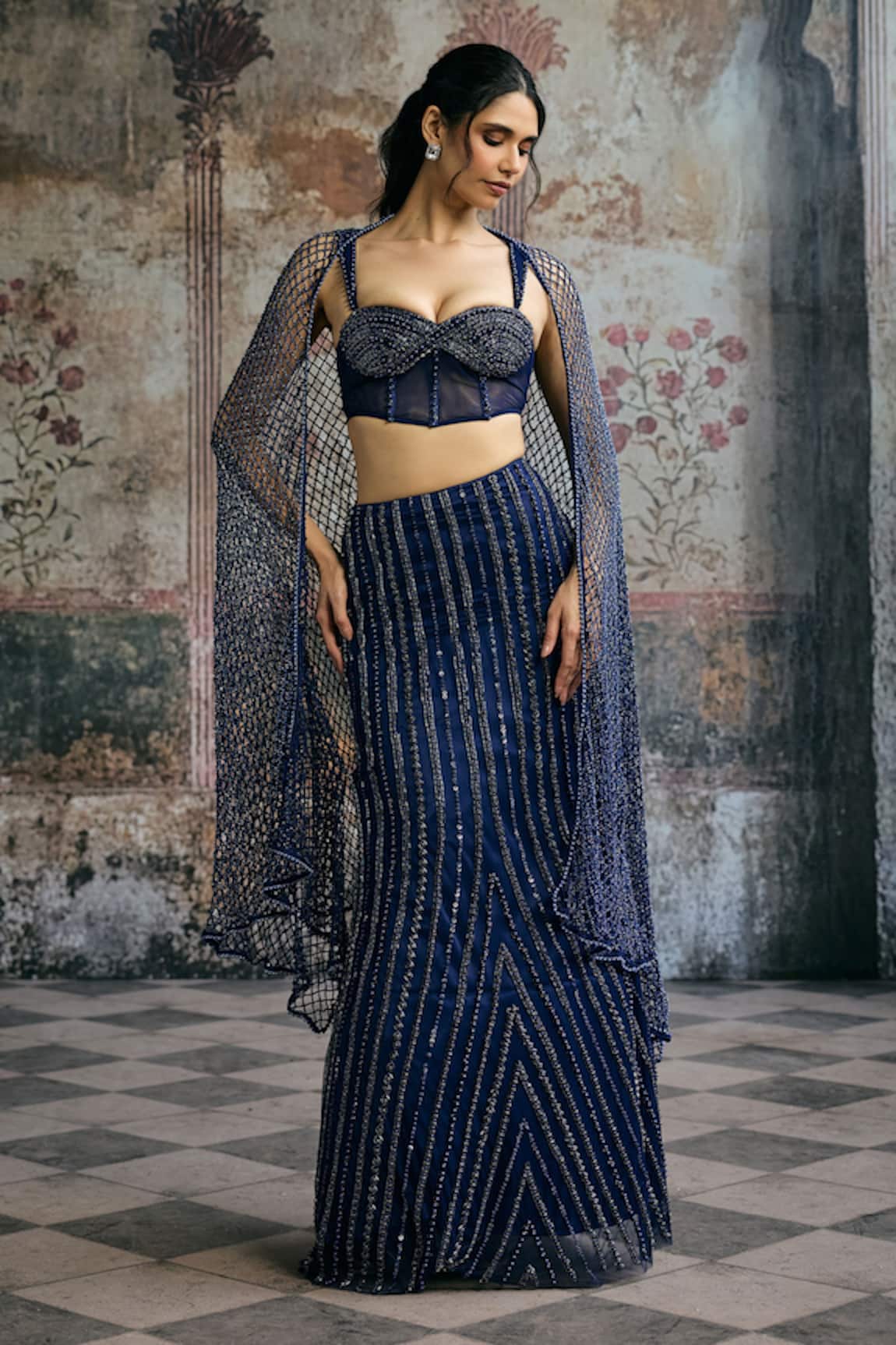 SAANJH BY LEA Layra Hand Embellished Lehenga Set