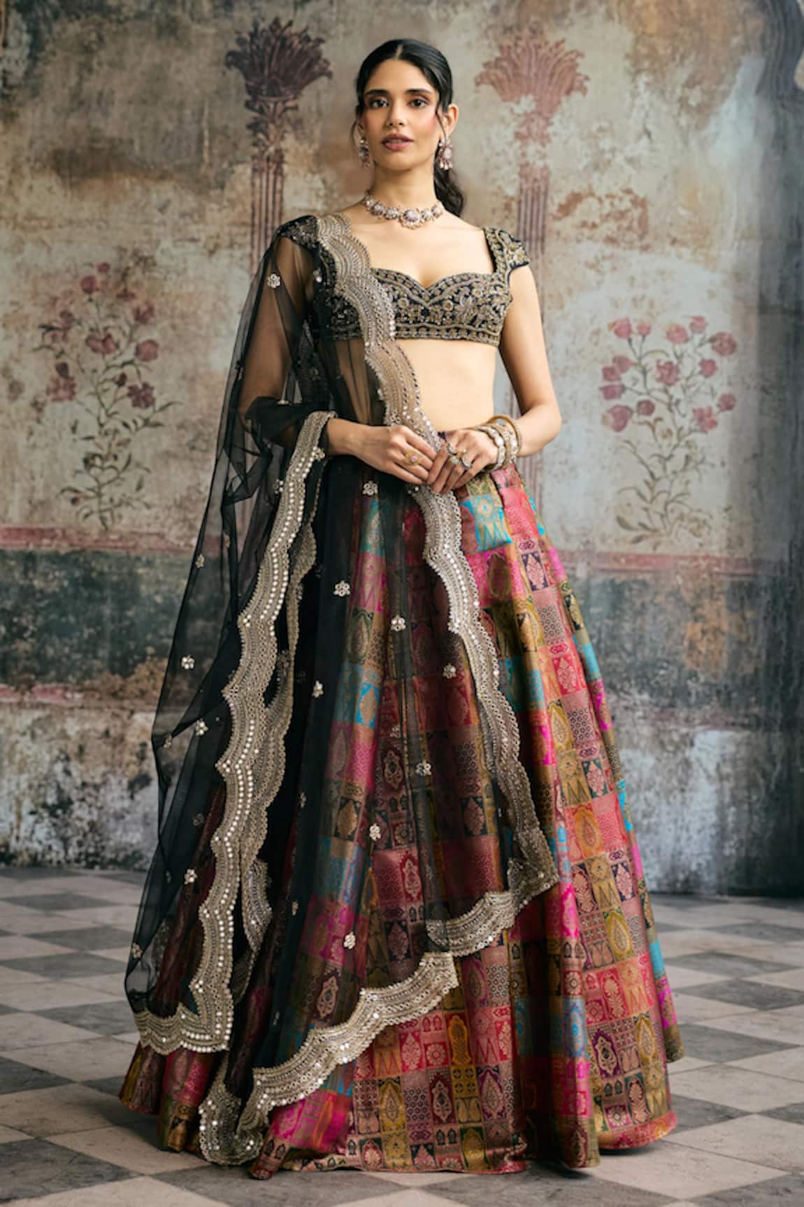 SAANJH BY LEA Soundarya Banarasi Brocade Lehenga Set